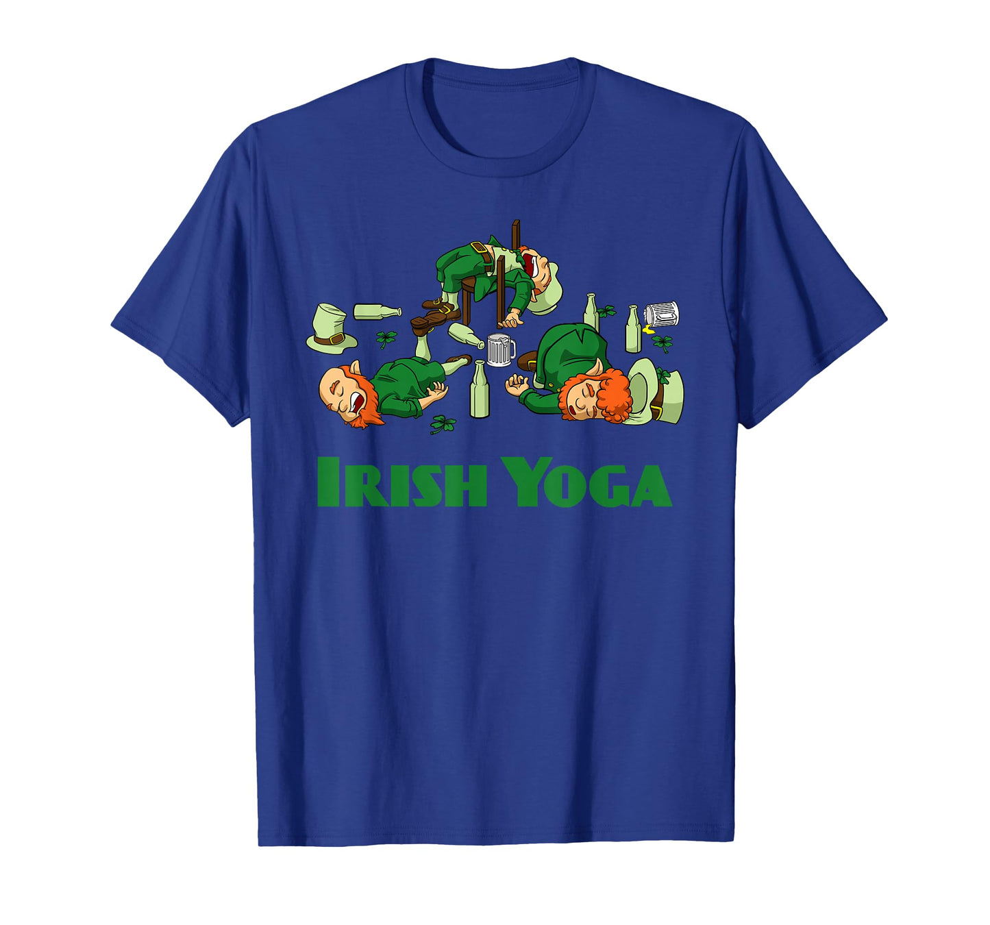 Irish Yoga Funny St. Patrick's Day Party Leprechaun Matching T-Shirt