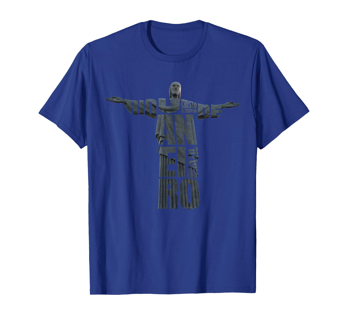 Brazil Jesus Christ T-shirt Rio de Janeiro Cristo Souvenir T-Shirt