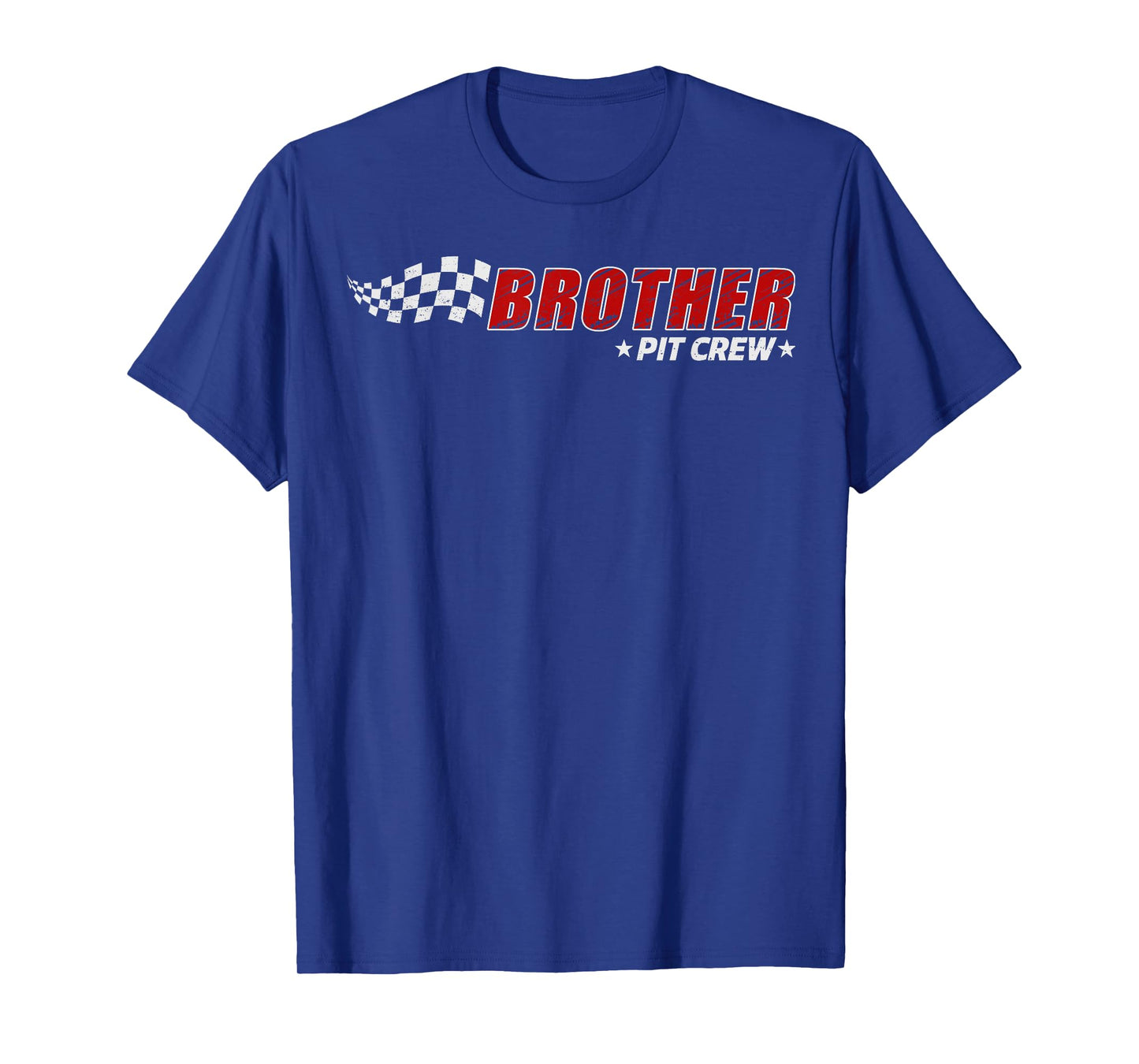 Brother Pit Crew Race Car Birthday Family Matching Pit Crew T-Shirt