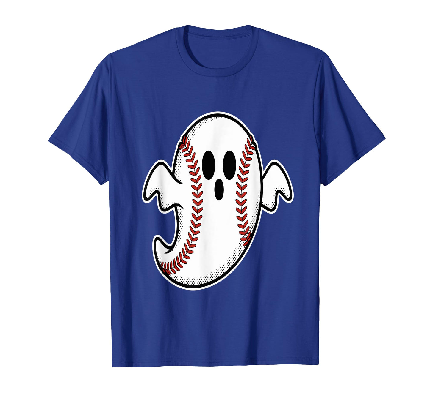 Ghost Baseball Halloween Baseball Player Costume T-Shirt