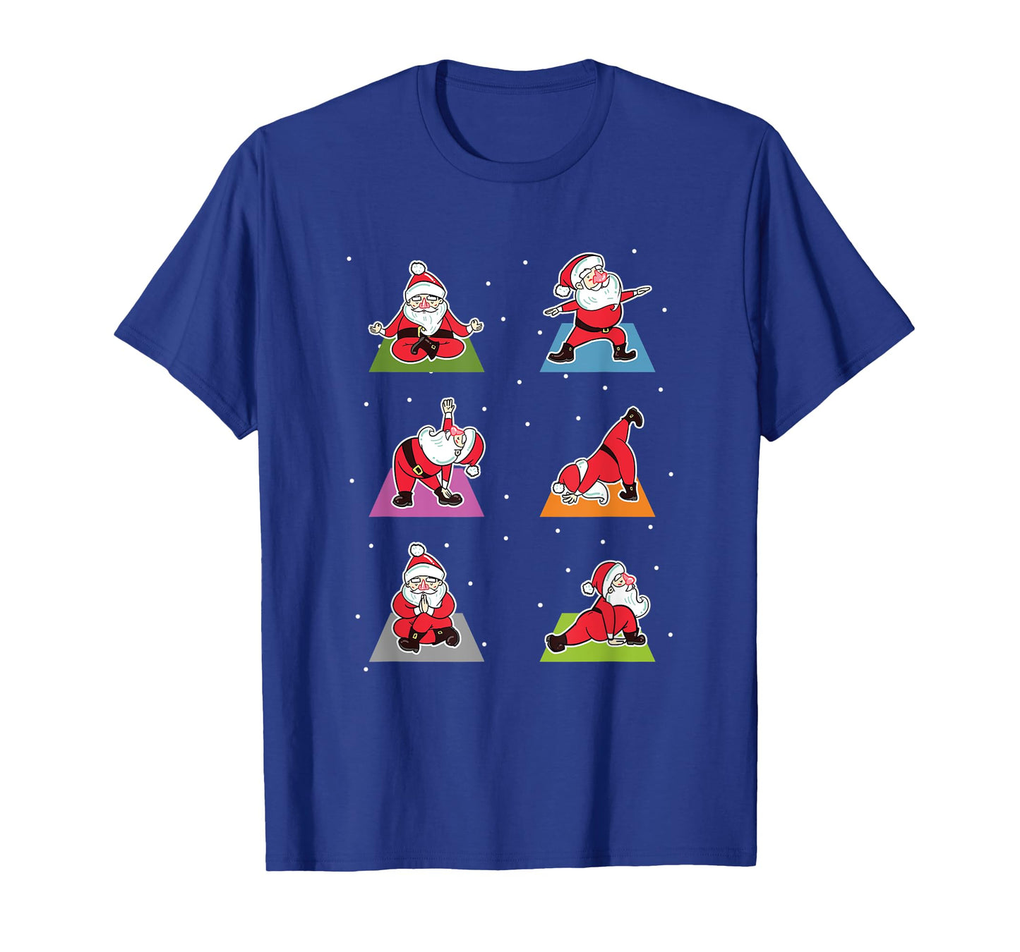 Christmas Yoga Santa Practice Yoga Xmas Meditation T-Shirt