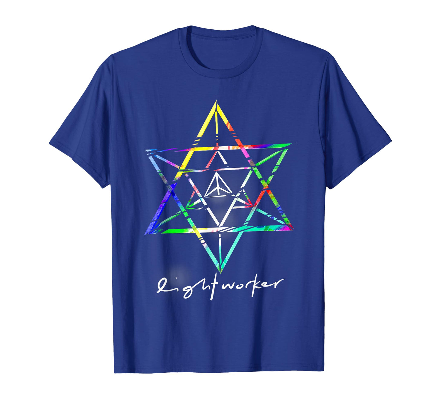 Lightworker Merkaba Sacred Geometry Abstract T Shirt T-Shirt