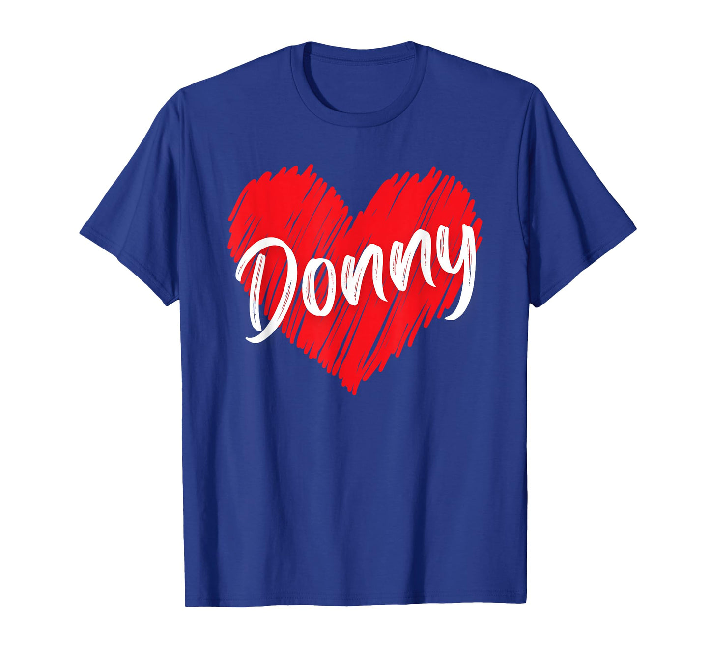 Donny Personalized Name I Love Donny Heart Vintage T-Shirt
