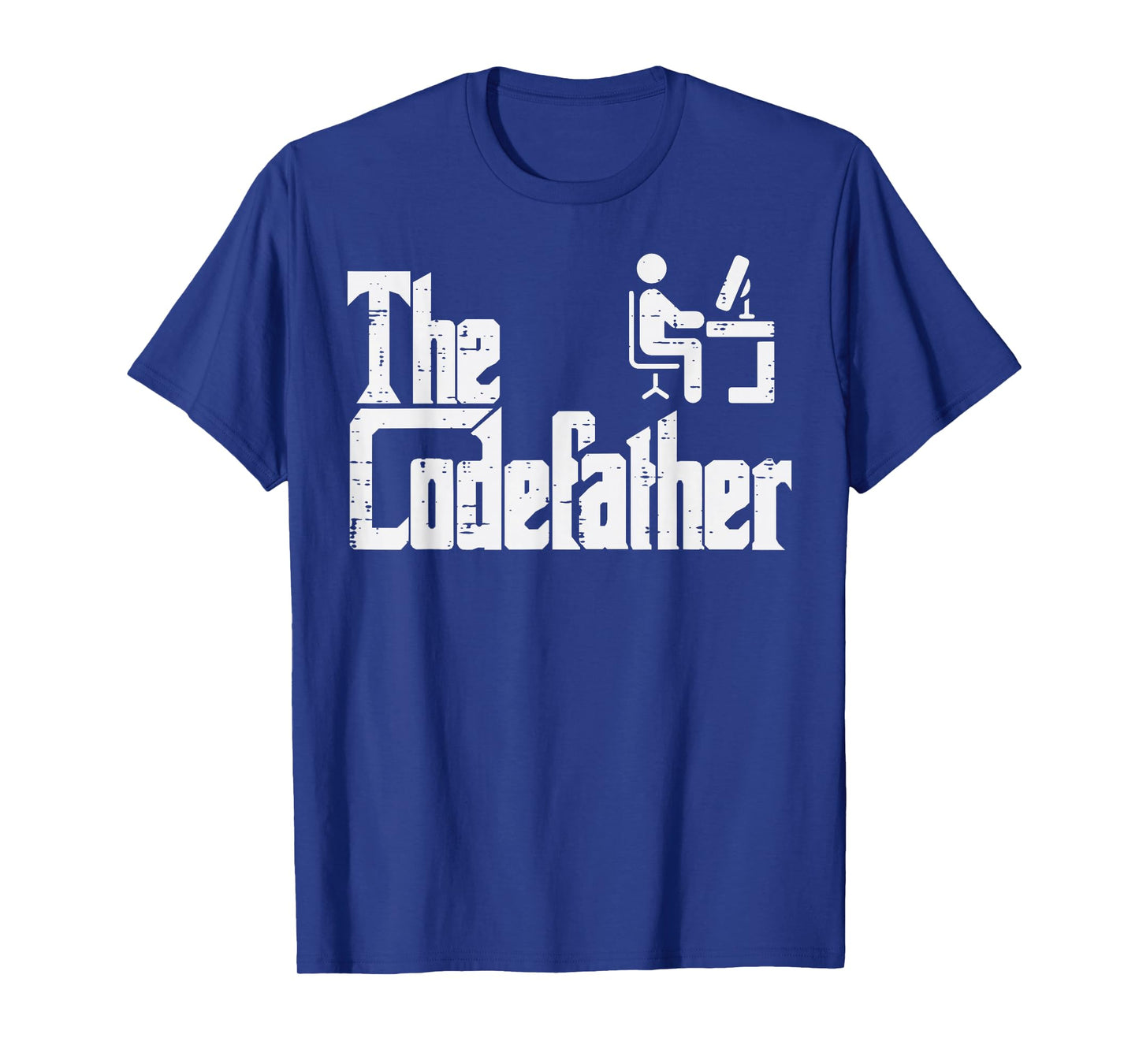The Codefather Funny IT Programmer Coder Parody Dad Papa Men T-Shirt