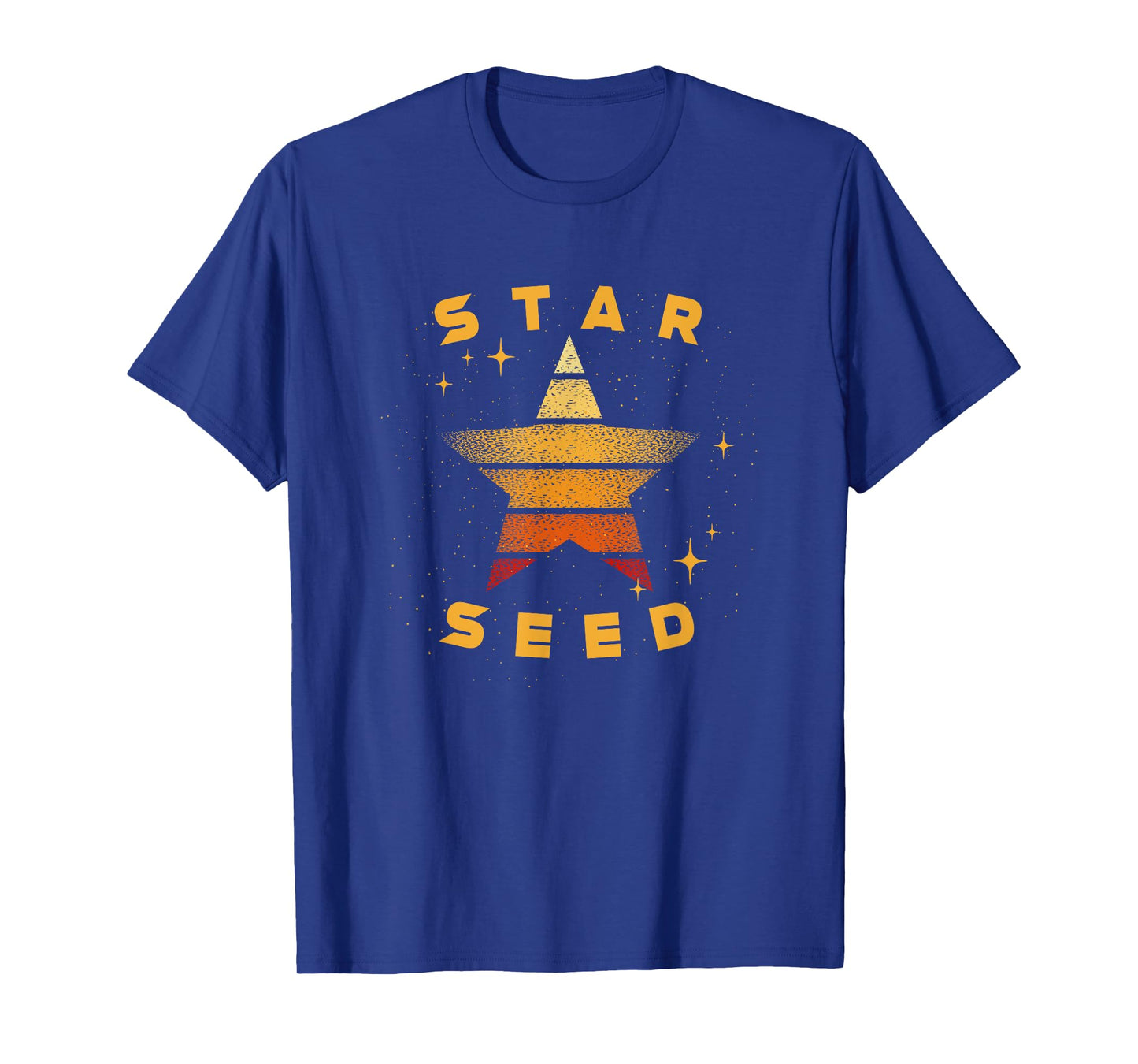 Retro Vintage Star Galaxy Universe Indigo Starseed T-Shirt