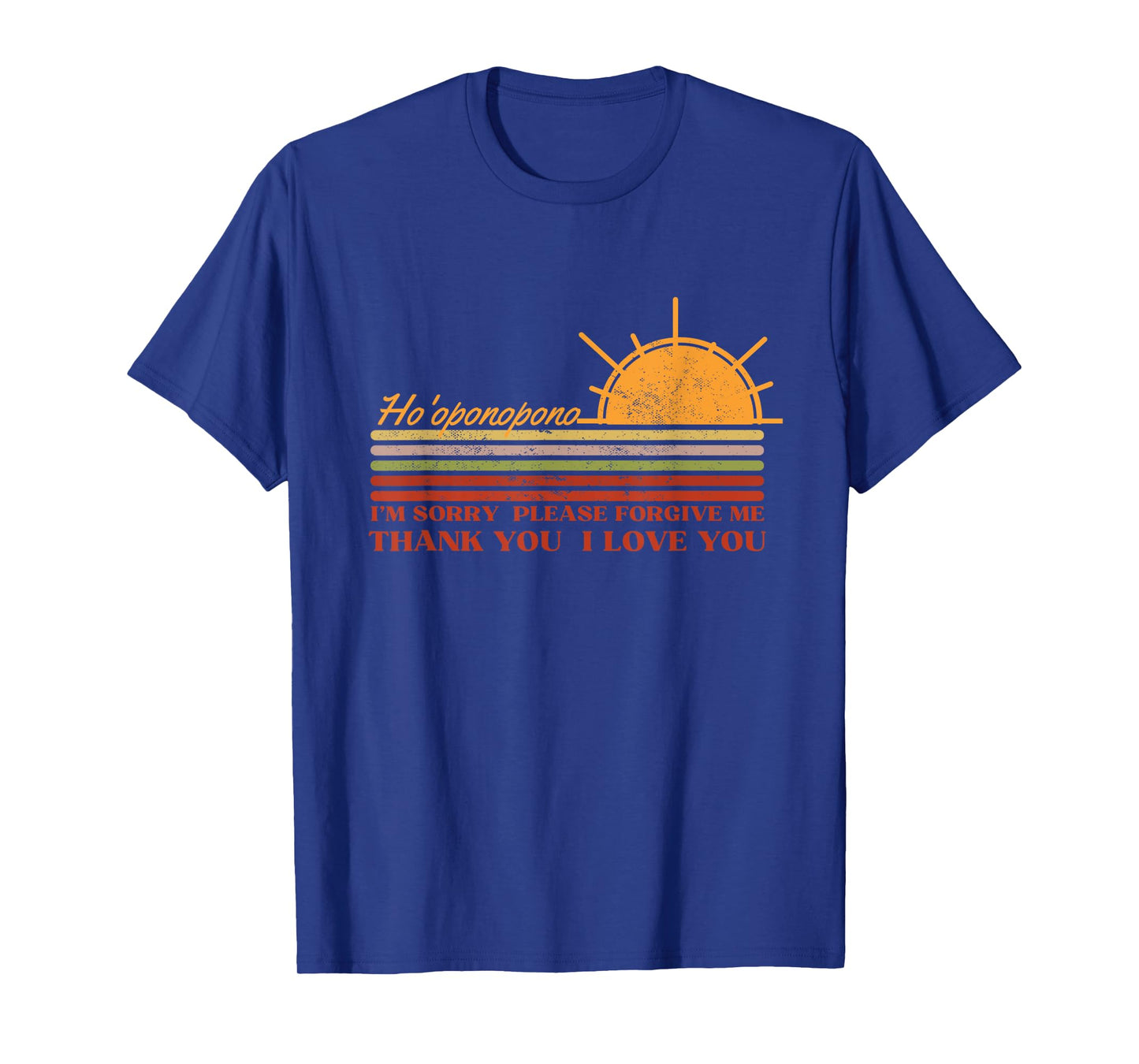 Ho'oponopono Hawaiian Prayer Meditations Yoga Sun Graphic T-Shirt