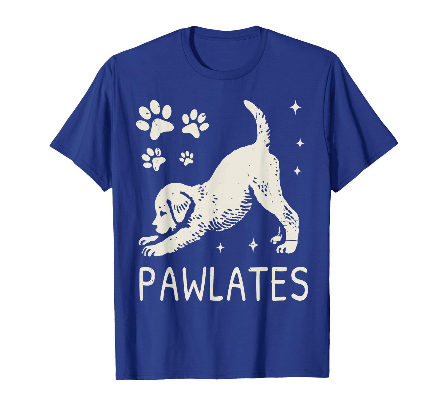Pawlates Dog Stretching Workout Fitness Pilates Cute Puppy T-Shirt