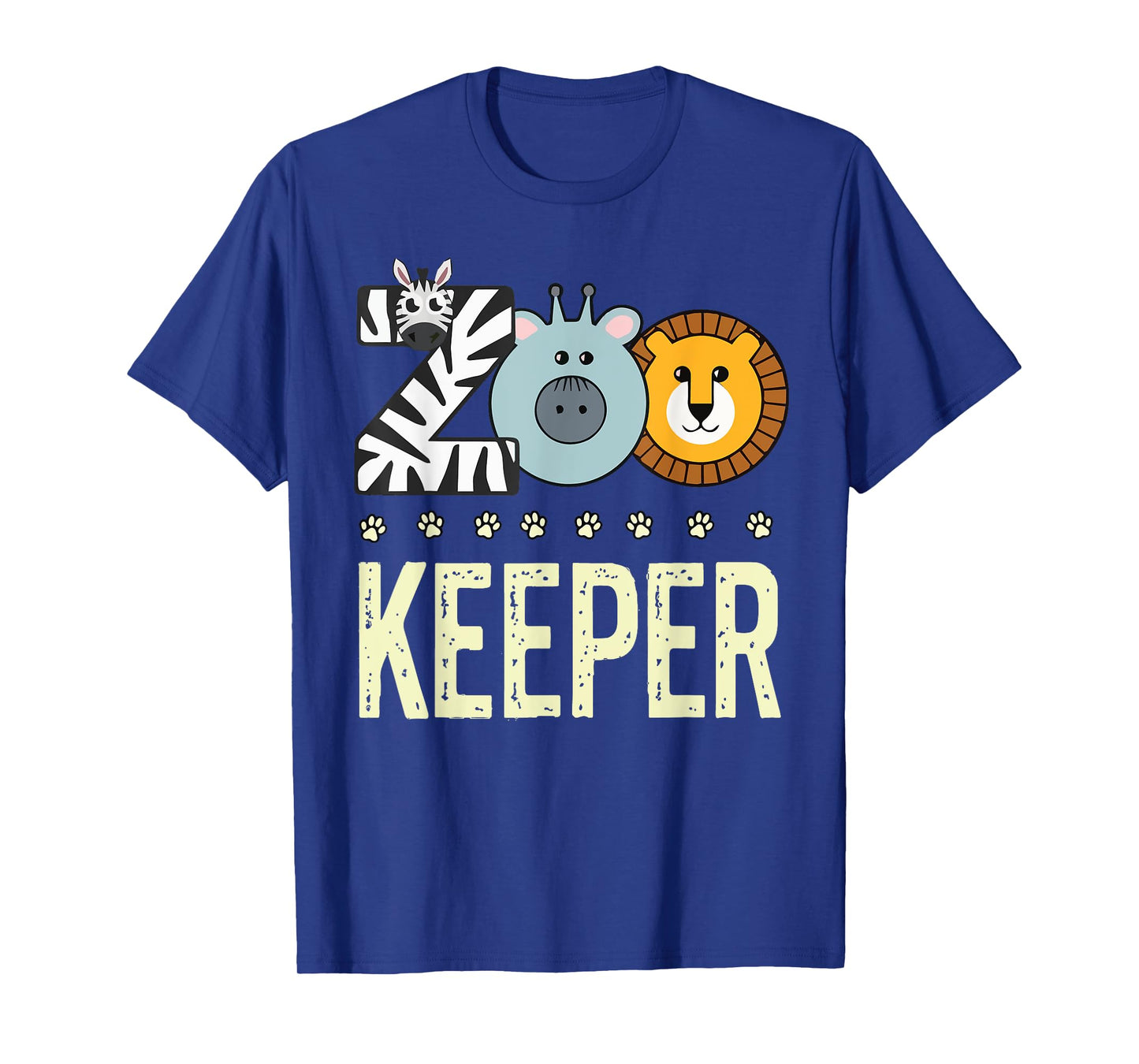 Zookeeper Costume Adult Men Zoo Animal Safari Zoo Keeper T-Shirt