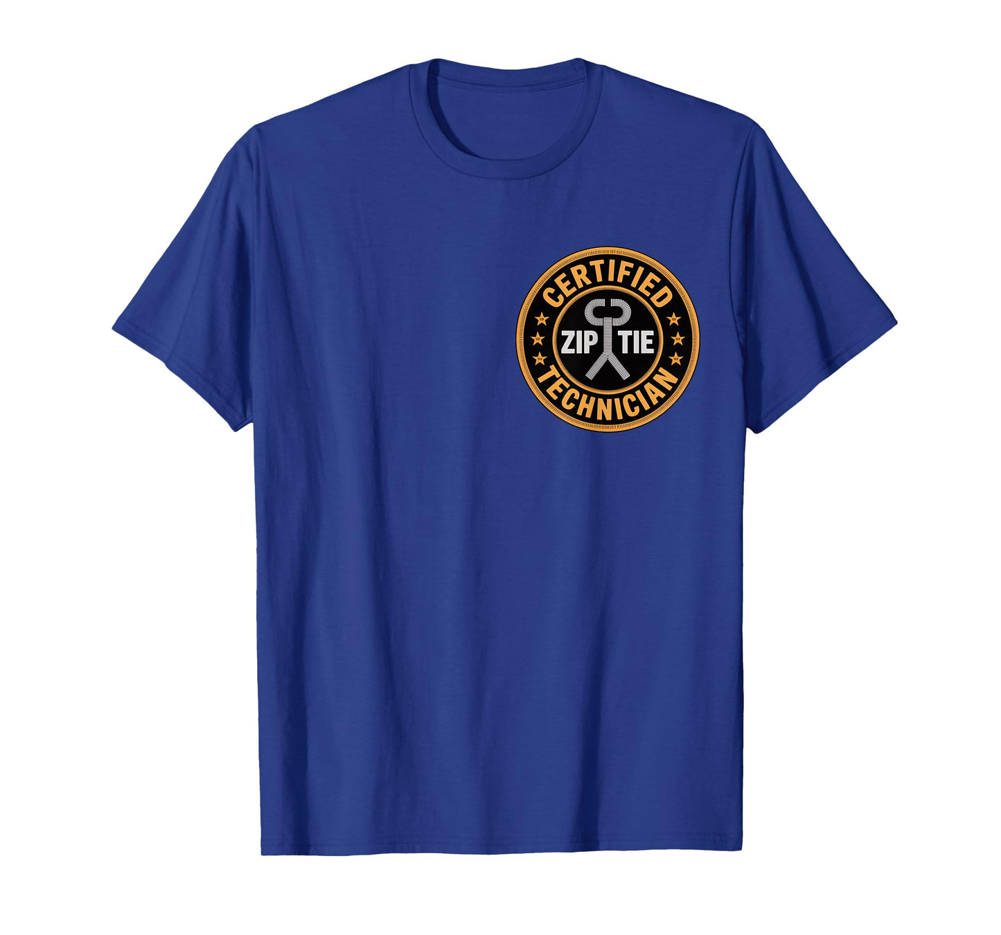 Funny Zip Tie Certified Technician Fixing Man Funny Mechanic T-Shirt