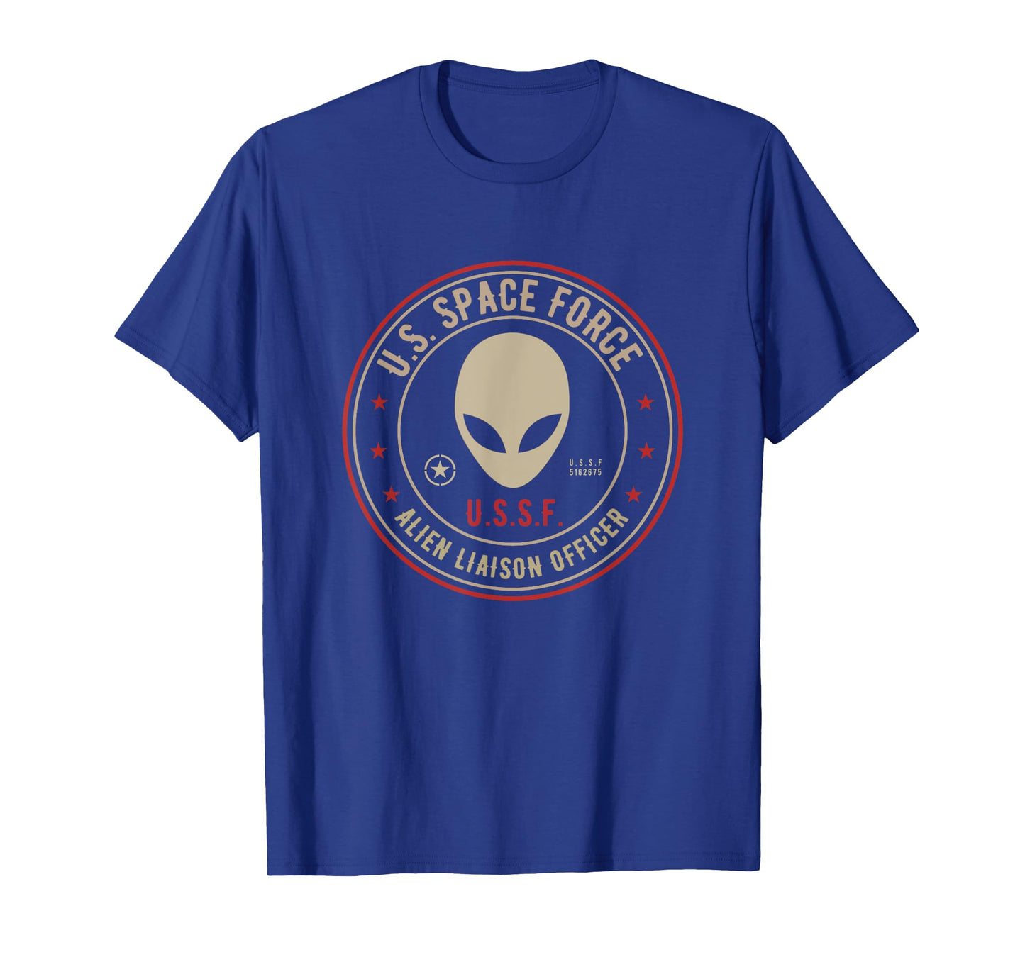 US Space Force Insignia Alien Liaison Officer funny gift T-Shirt