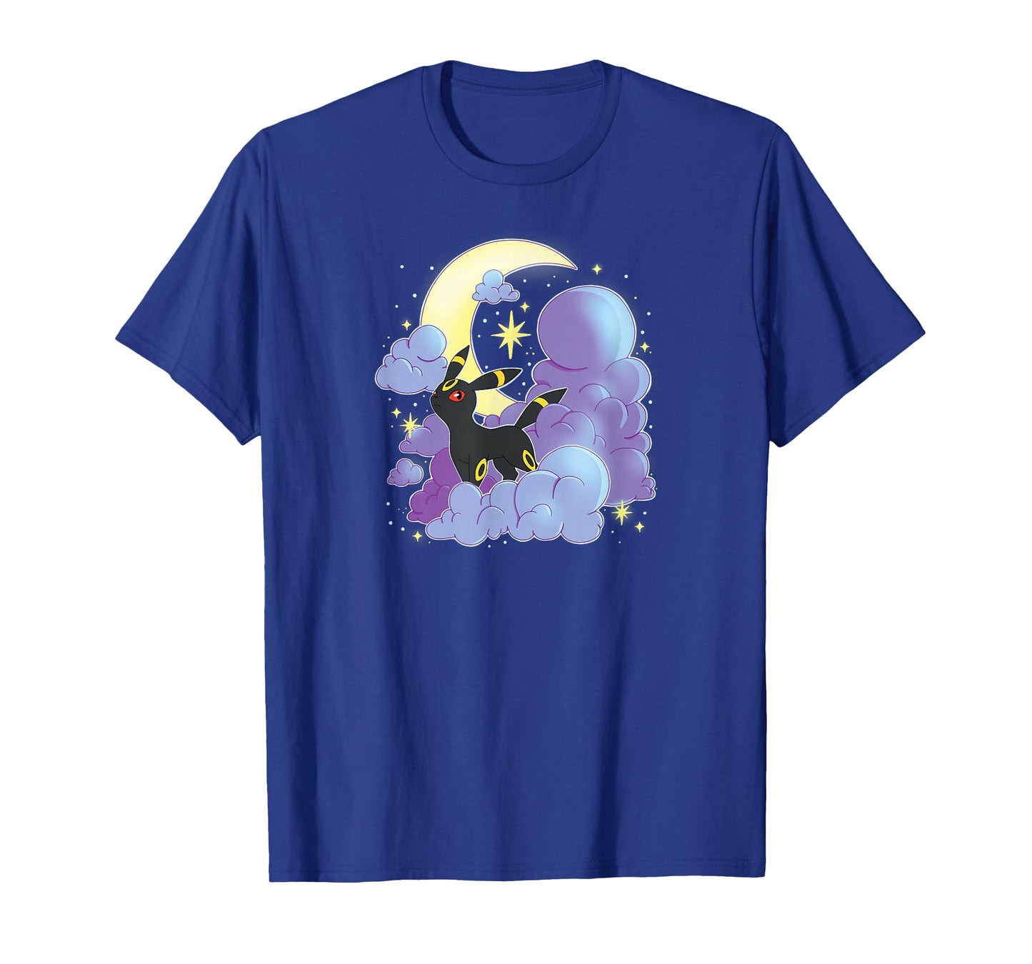 Pokémon - Umbreon Celestial Moon With Clouds T-Shirt