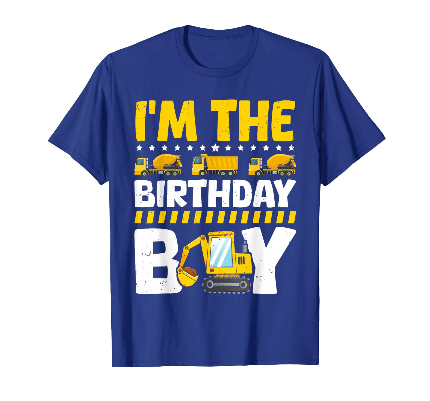 Family Theme Construction Birthday Party Supplies I'm The Birthday Boy Construction Theme Bday T-Shirt