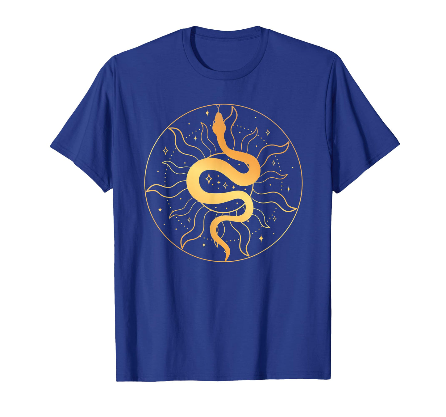 Sacred Geometry Art The Sun And Snake Occult Symbol T-Shirt