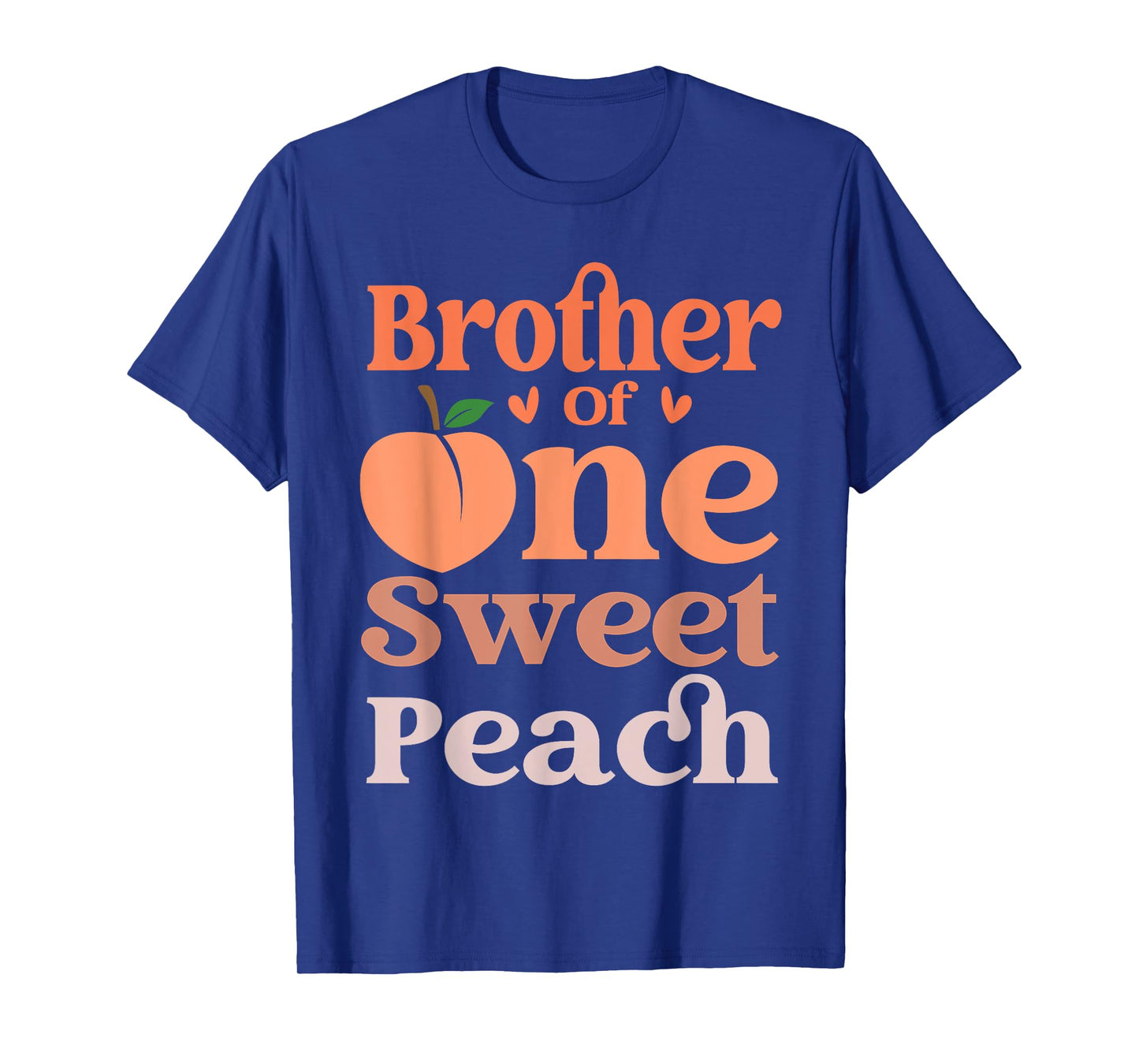 Brother Of The Sweet One 1st Birthday Peach Theme Family T-Shirt