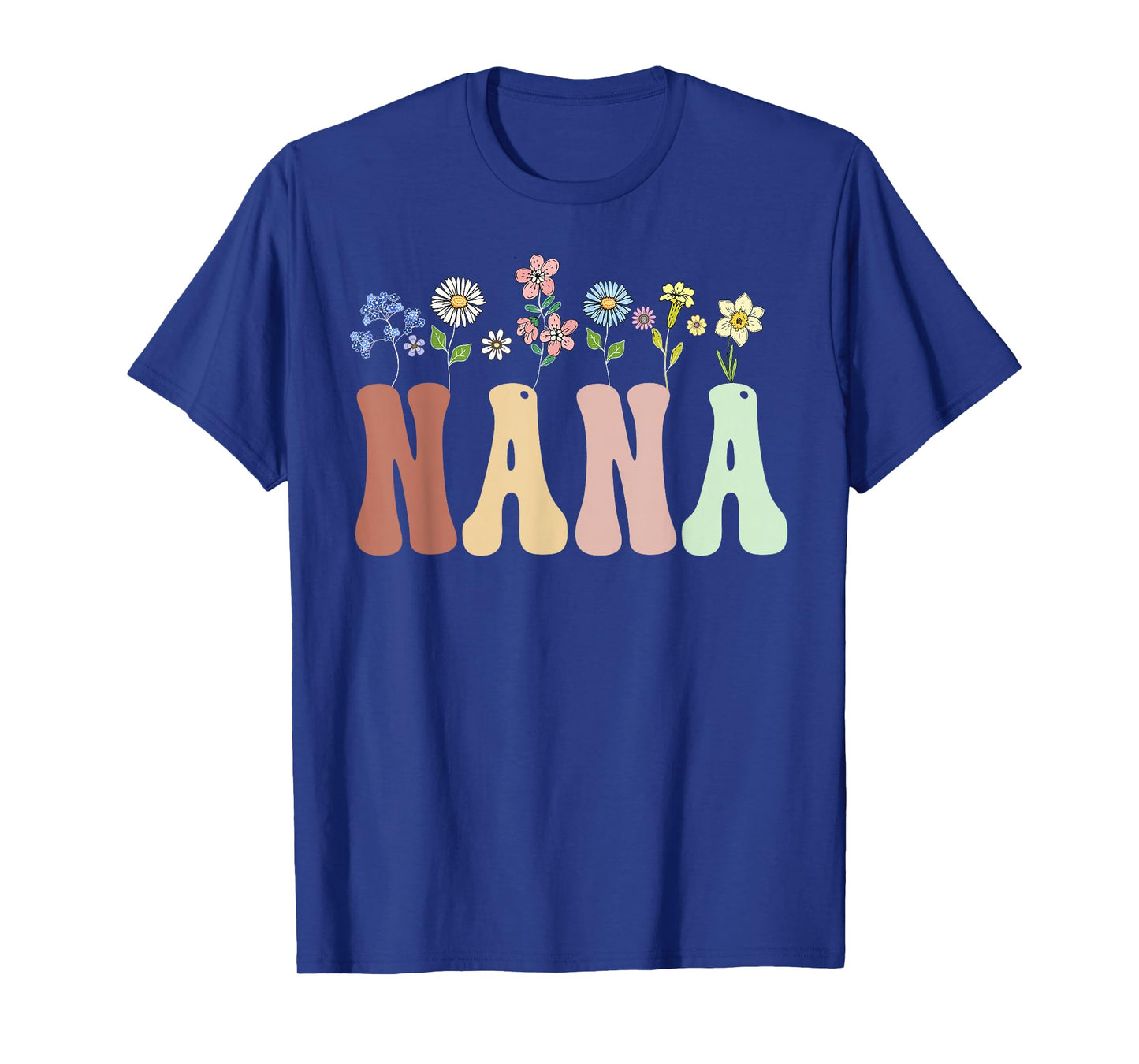 Nana Gifts Women Wildflower Floral Design Nana T-Shirt