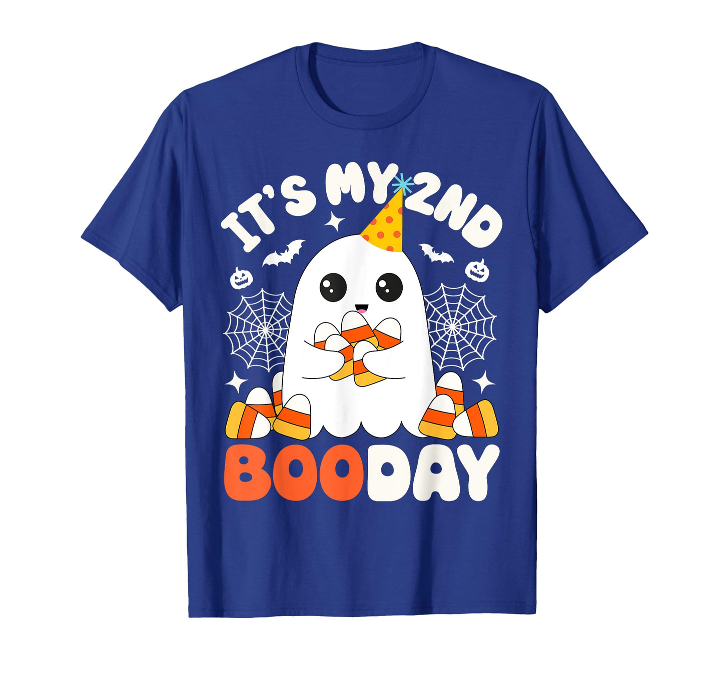 It's My 2nd Boo Day, Funny Halloween Ghost 2nd Birthday Boy T-Shirt