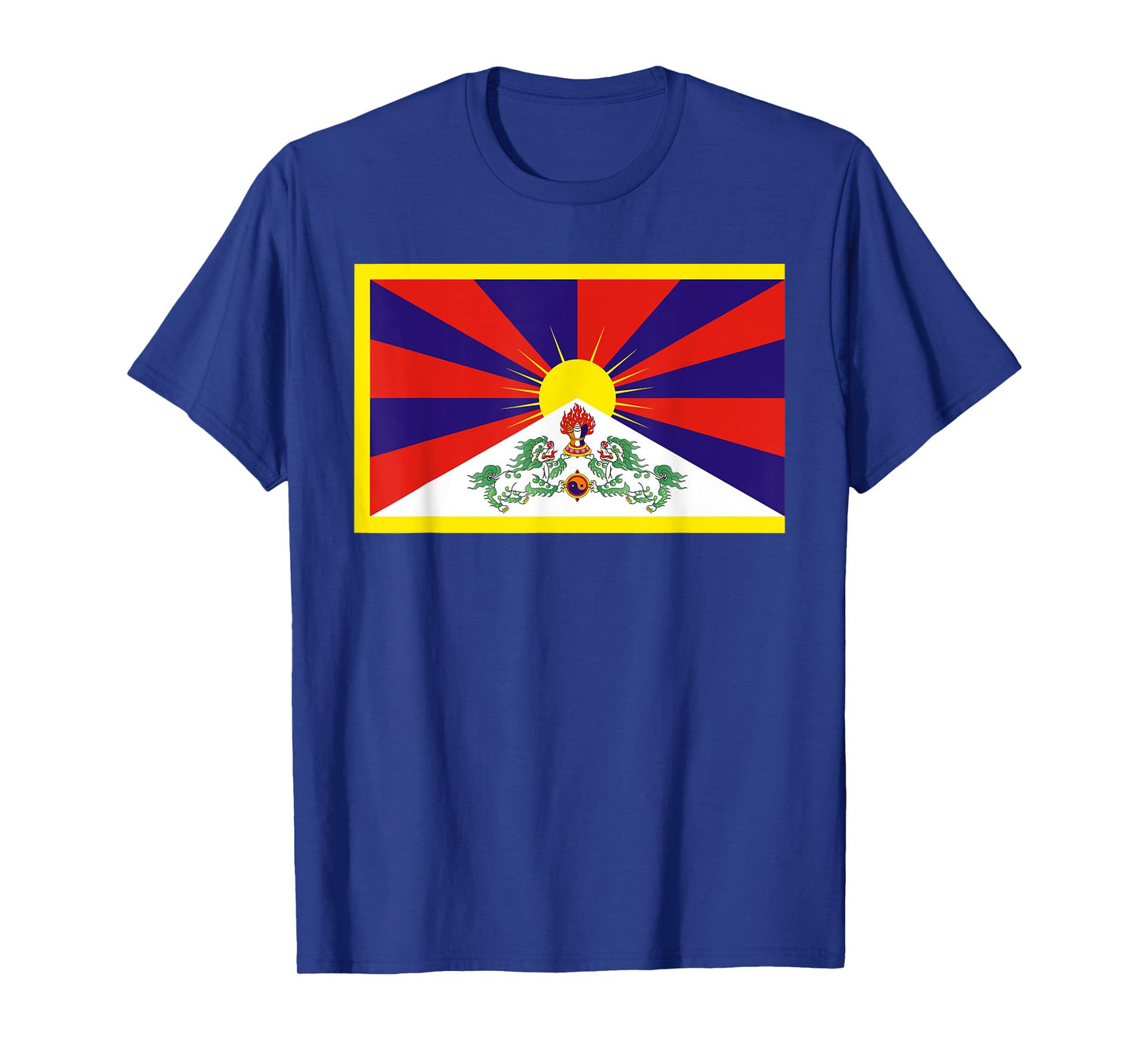 Tibet Flag Tibetan Free Tibet Himalaya Buddhism T-Shirt