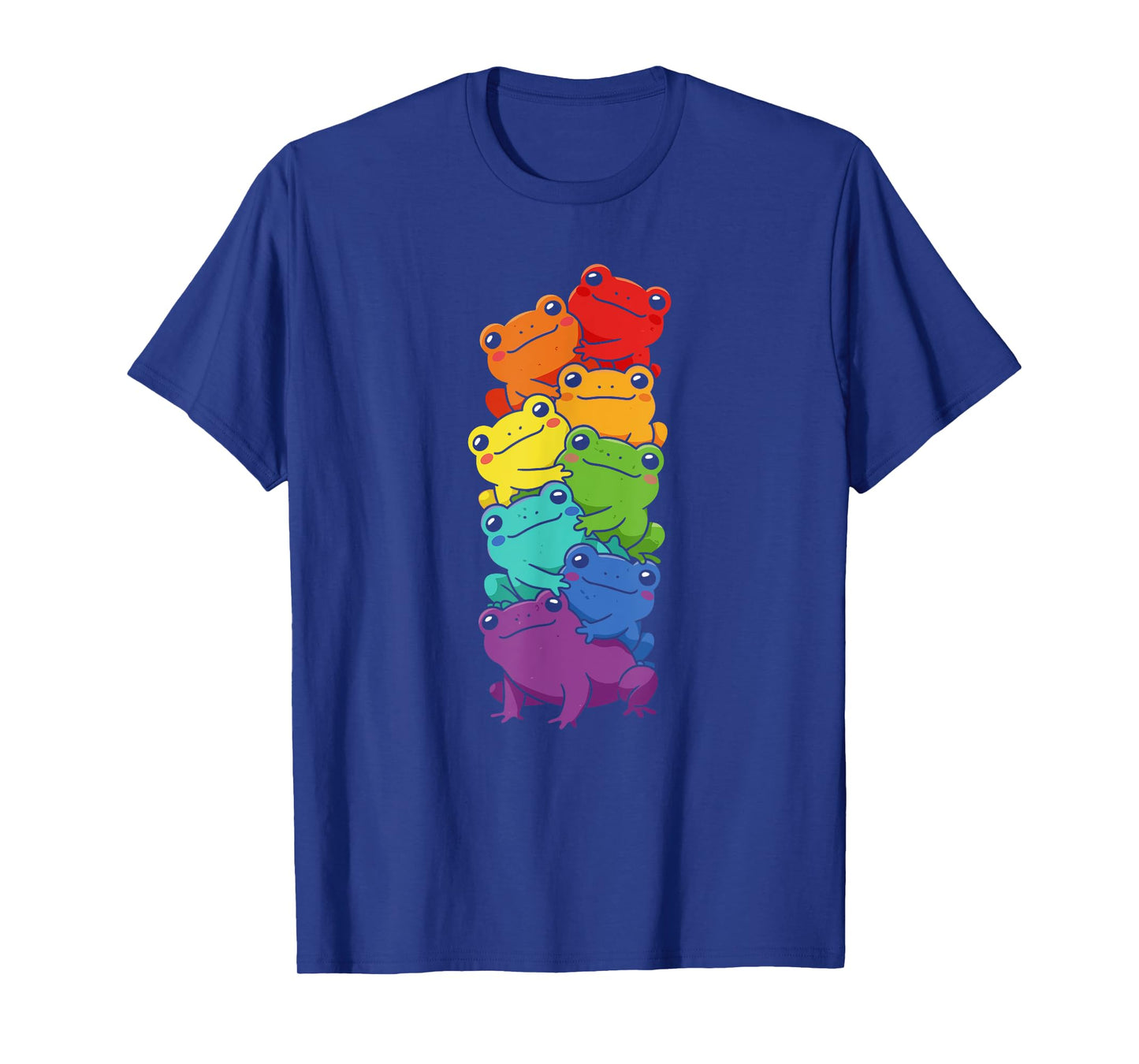 Funny LGBT Frog Rainbow Lesbian Gay Pride Womens Mens T-Shirt