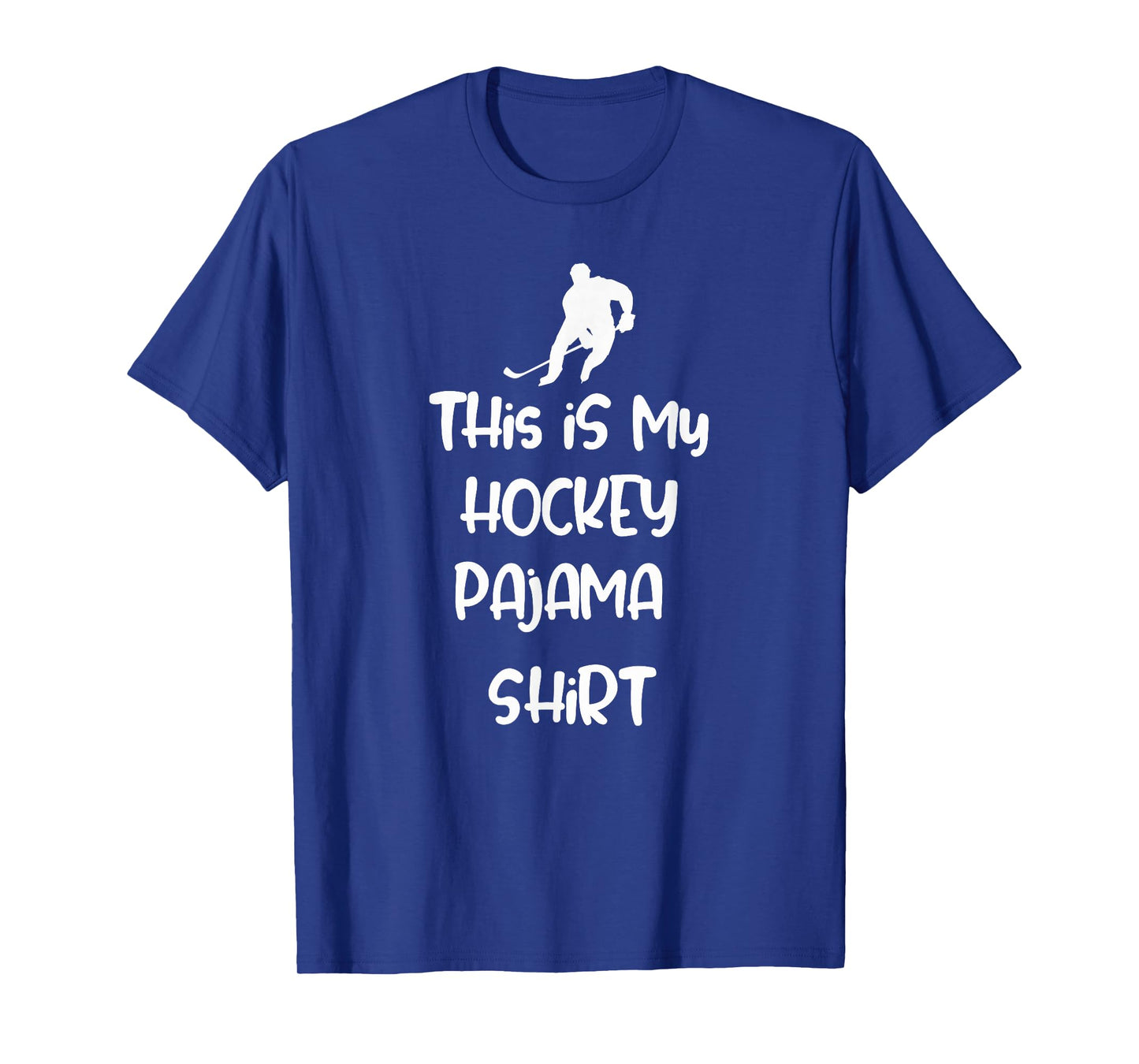 This is My Hockey Pajama Shirt Teen Adult Novelty Tshirt T-Shirt
