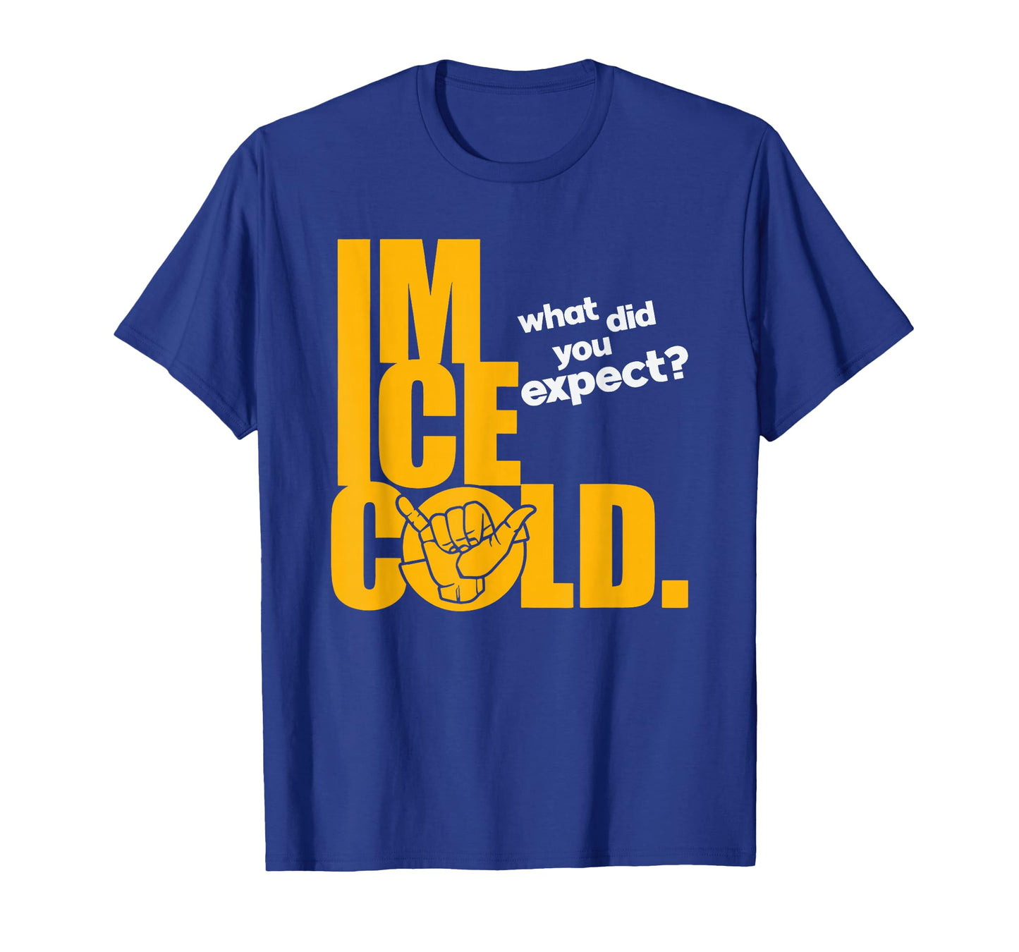 I'm Ice Cold Hand Sign Alpha African Fraternity Men T-Shirt