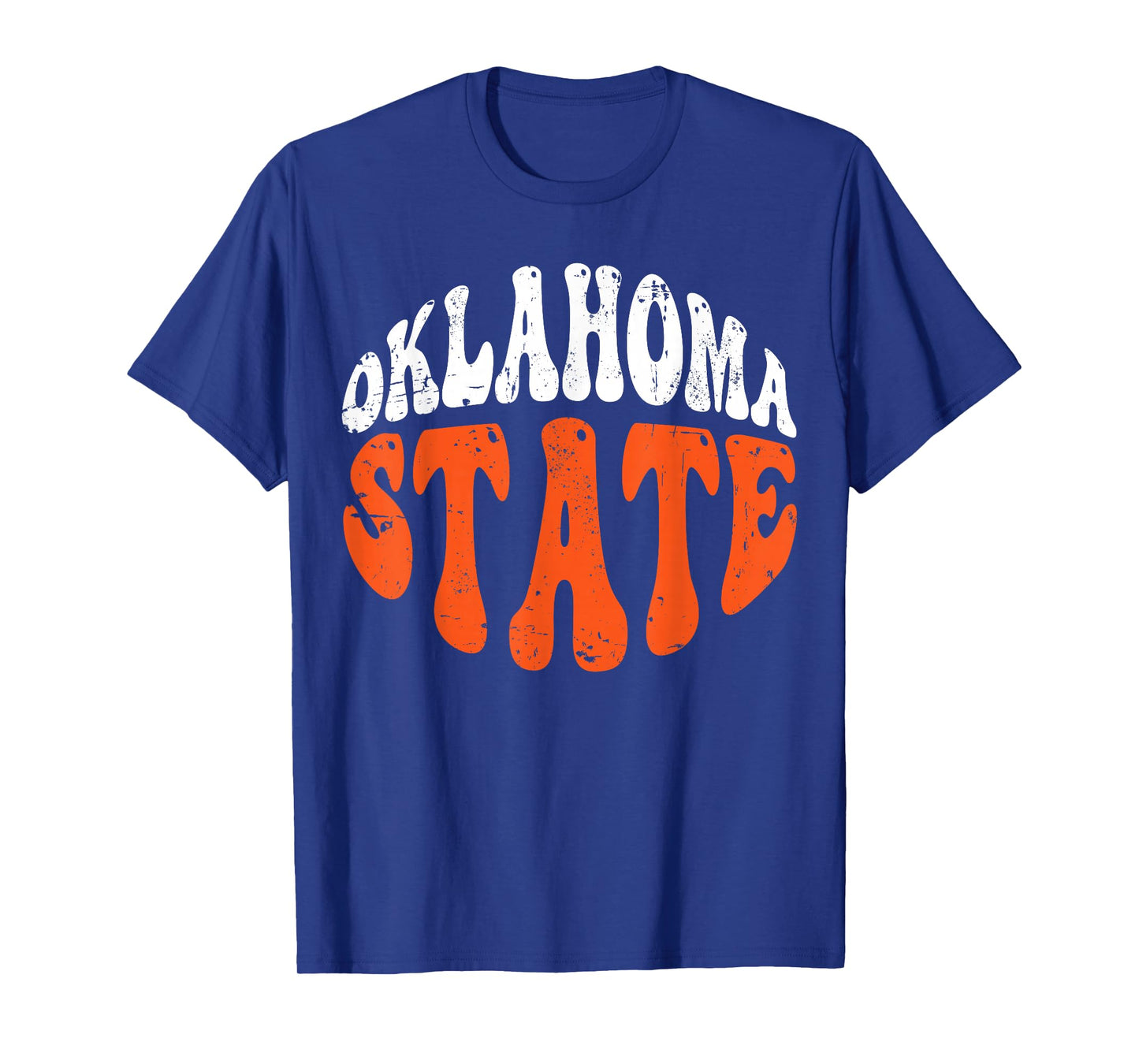 Oklahoma State Tee.Retro Vintage Distressed Design American T-Shirt