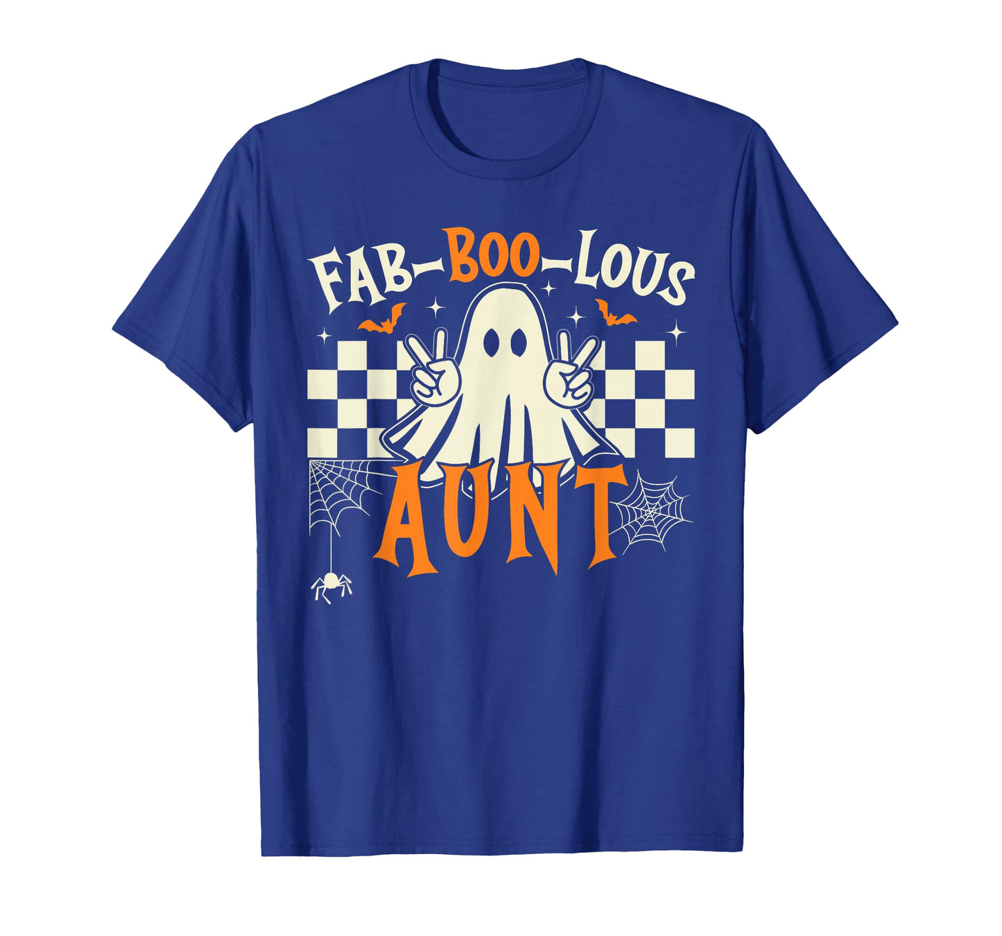 Fab Boo Lous Aunt Rero Ghost Spooky Auntie Halloween Costume T-Shirt