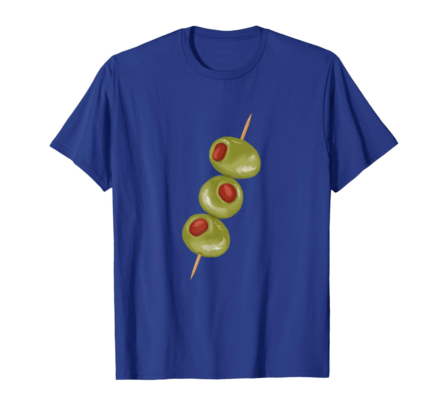 Olives on a toothpick, martini cocktail ready T-Shirt