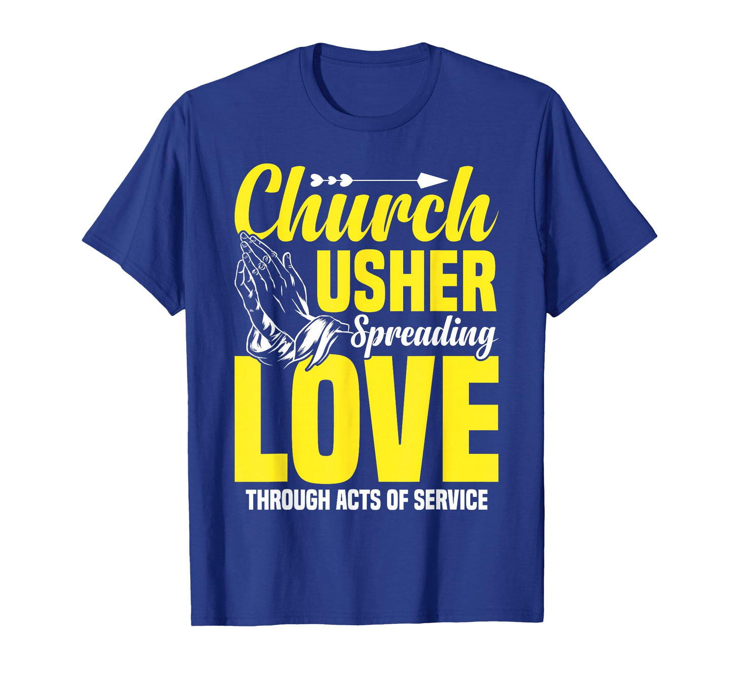 Church Usher Spreading Love Lord God Lover T-Shirt