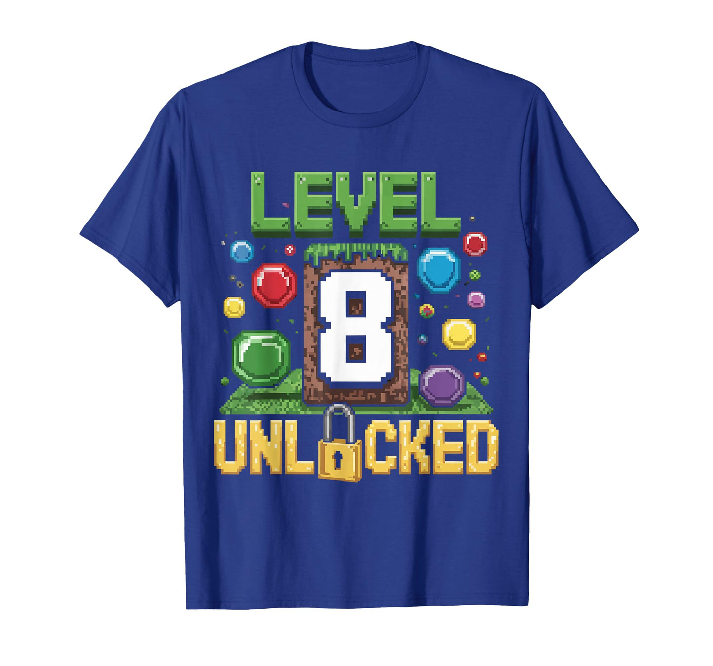 Birthday Children's Shirt Level 8 Unlocked 8 T-Shirt
