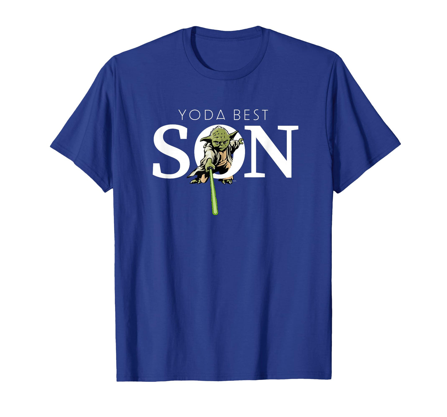 Star Wars Yoda Best Son Lightsaber Gift for Family T-Shirt