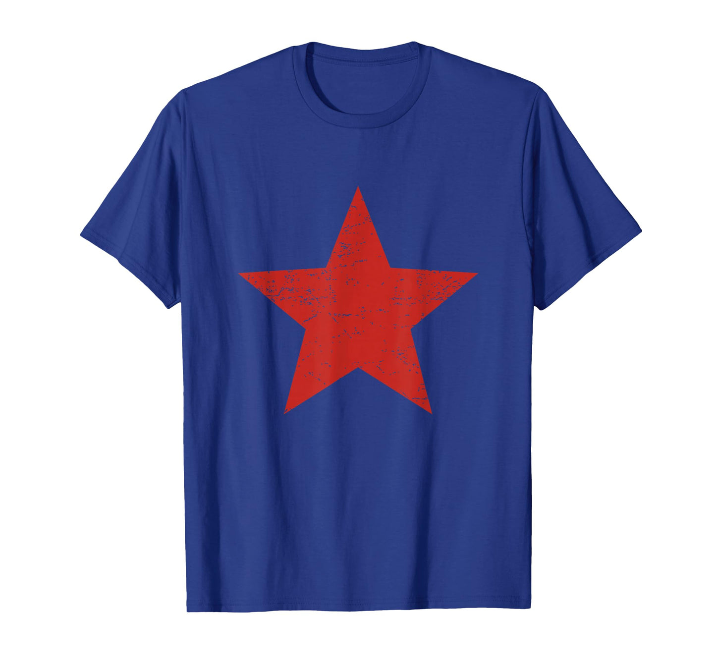 Grunge Alternative Distressed Red Star 90s rock band music T-Shirt