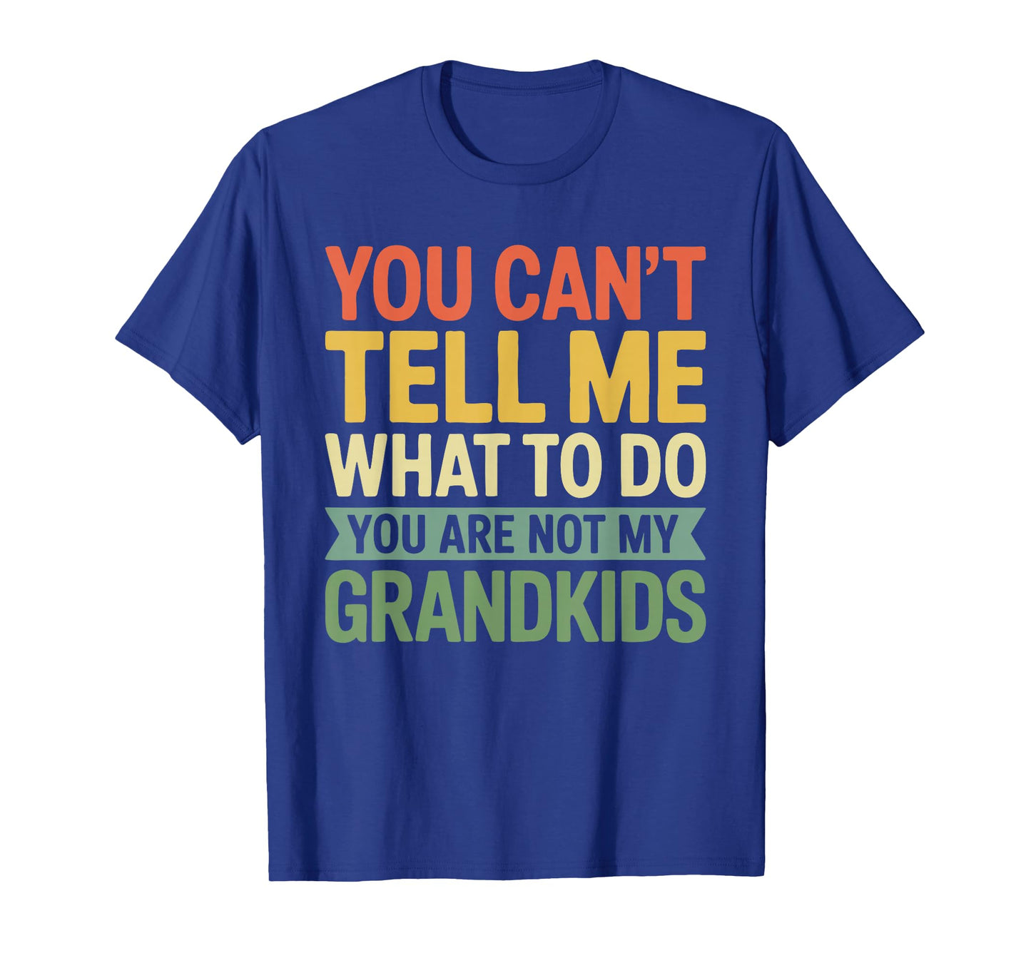 You Can't Tell Me What to Do You are Not My Grandkids Shirt T-Shirt