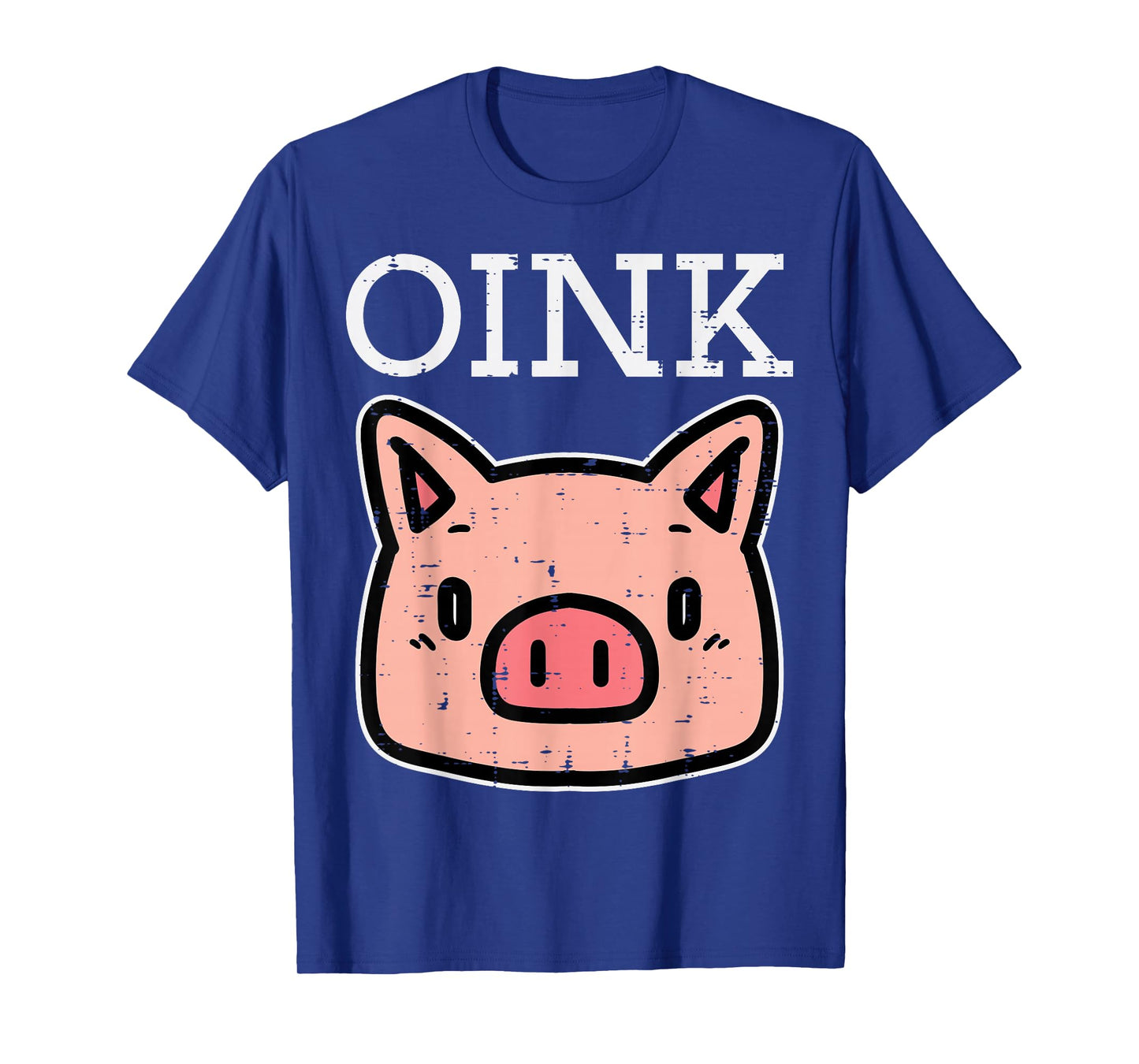 Oink Pig Face Cute Hog Head Girls Boys Kids Toddler Women T-Shirt
