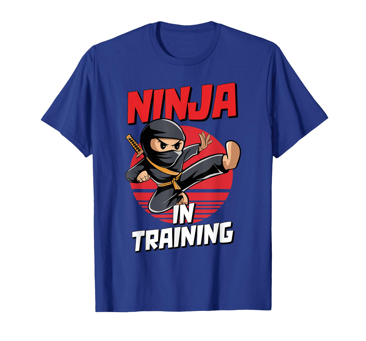 Ninja In Training Costume Party Warrior Boys Girls Kids T-Shirt