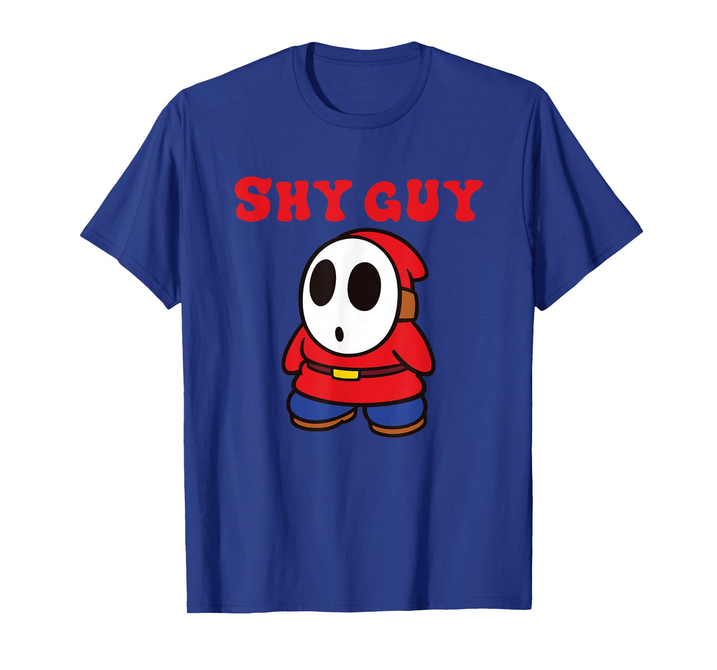 Super Mario Bros Shy Guy Simple Retro Nintendo Icon T-Shirt
