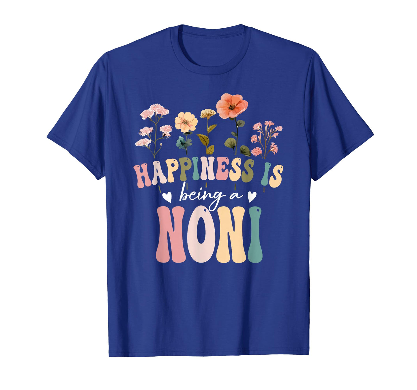 Happiness is Being a Noni Floral Design Noni Mother's Day T-Shirt