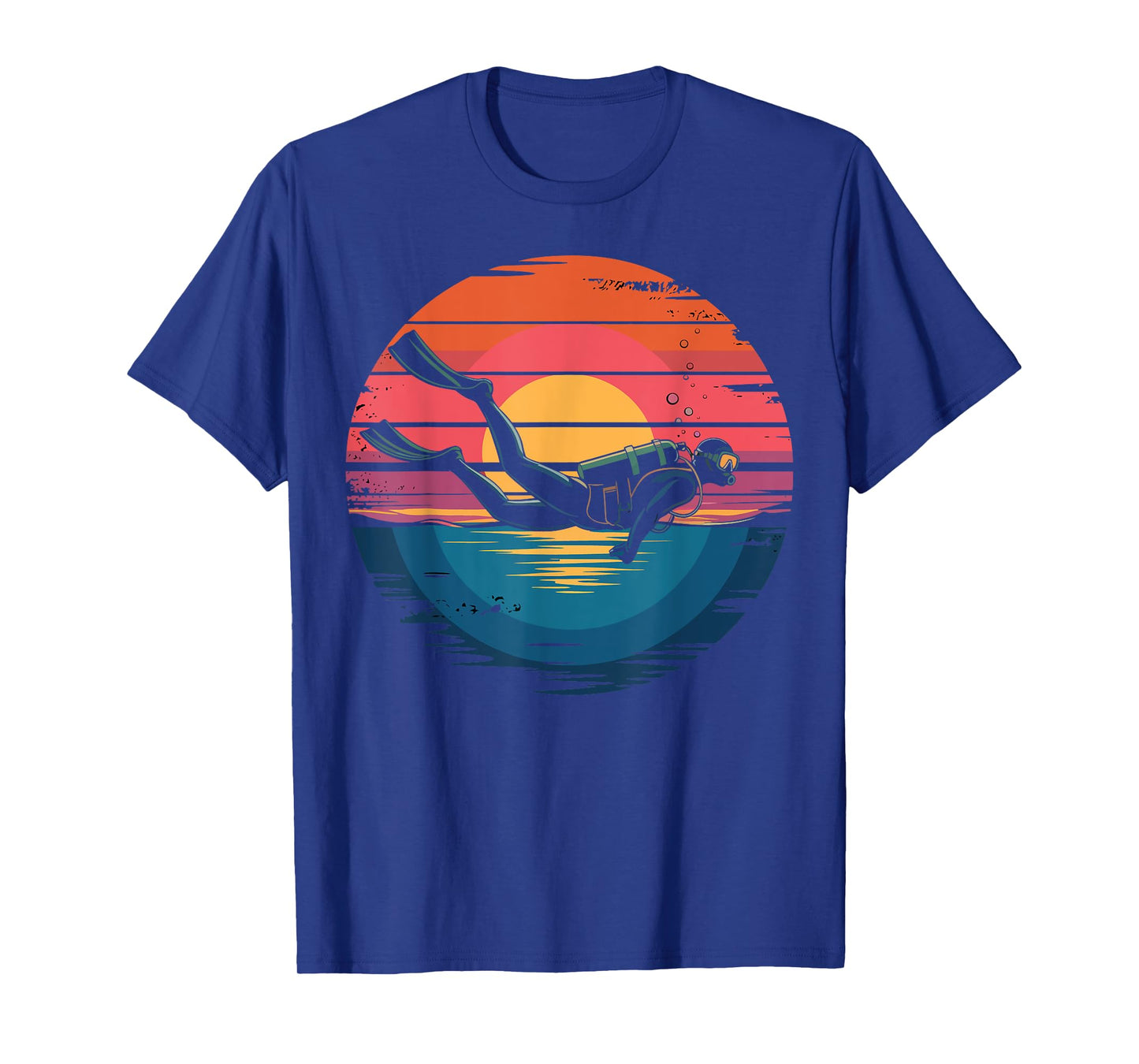 Vintage Scuba Diving Retro Ocean Explorer Gifts Men Women T-Shirt