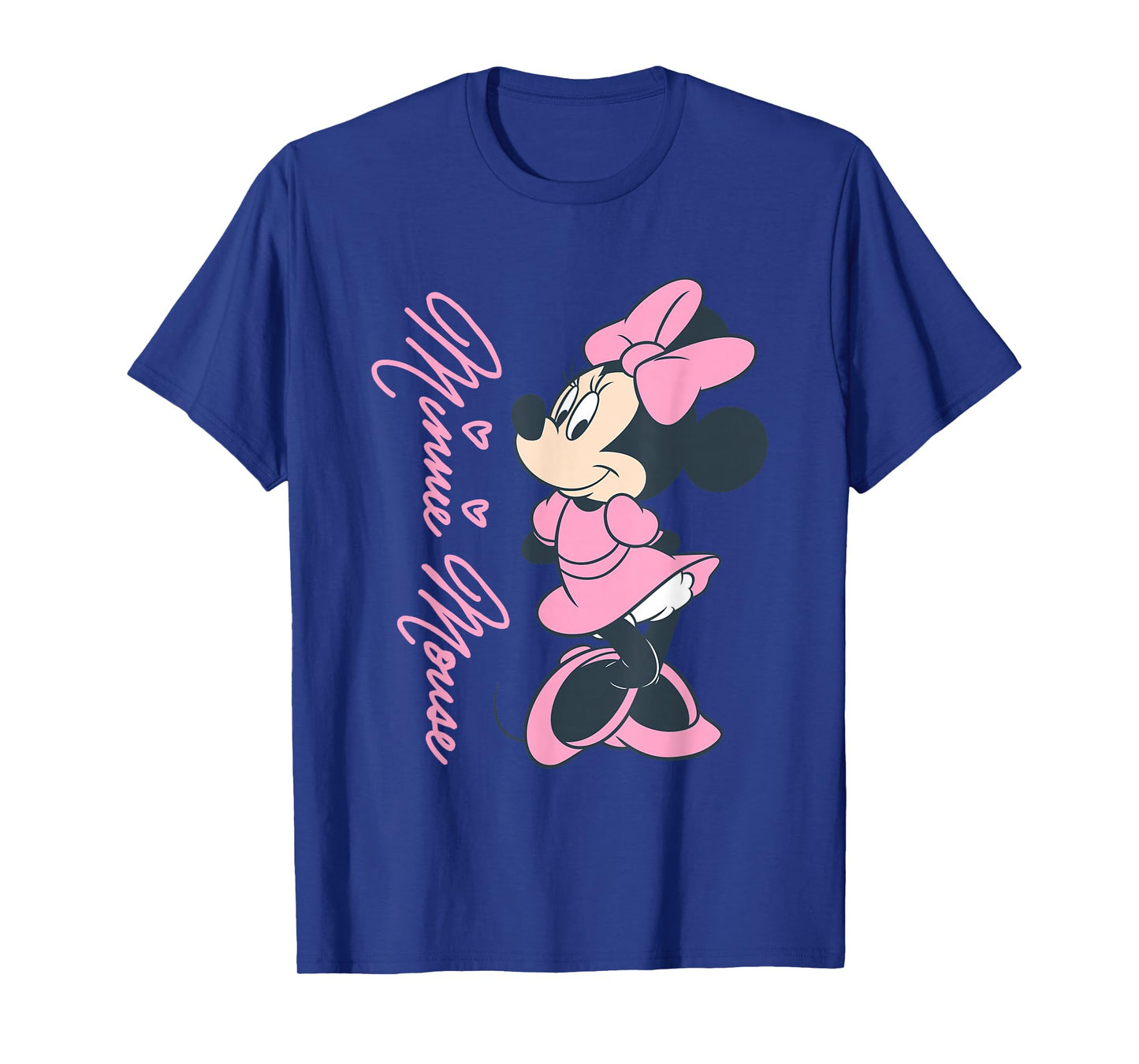 Disney Mickey Mouse and Friends Minnie Mouse Pink Hearts T-Shirt