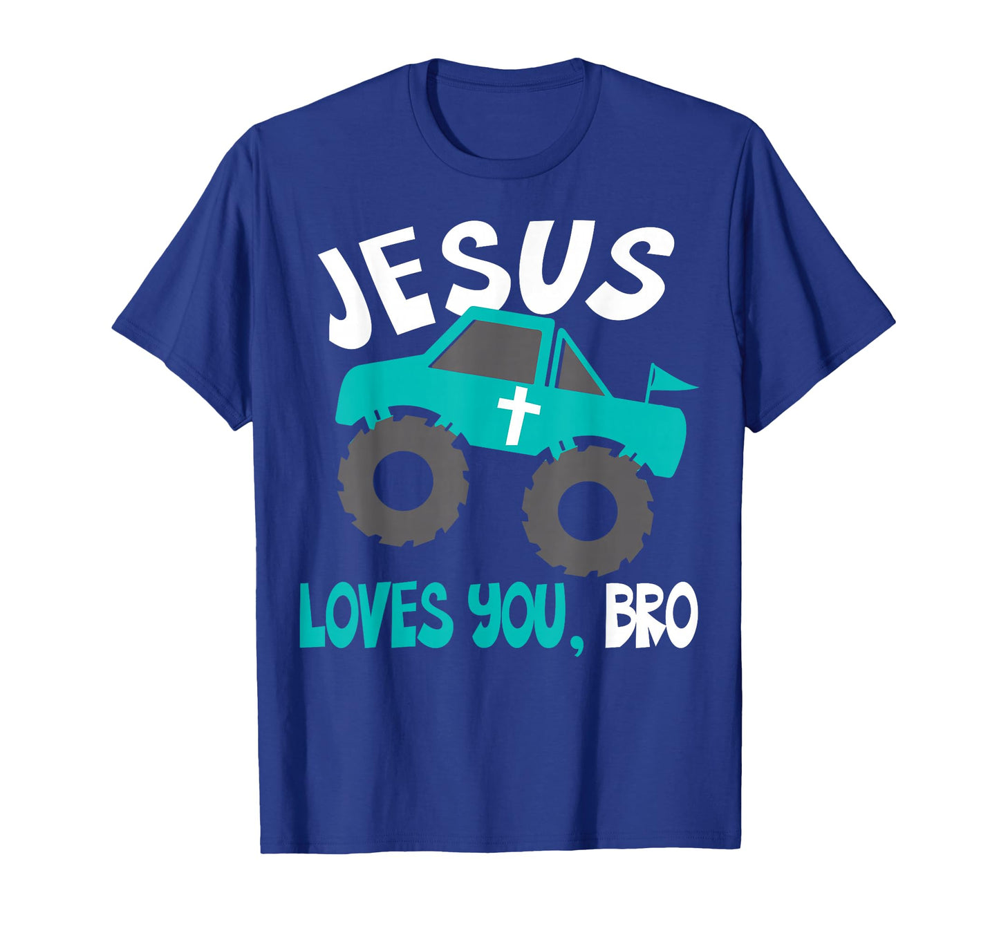 Christian Boys Jesus Loves You Bro Funny Religious Humor T-Shirt