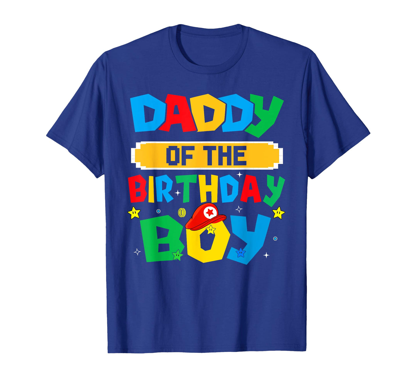 Daddy Of The Birthday Boy Game Video Gaming Matching Family T-Shirt