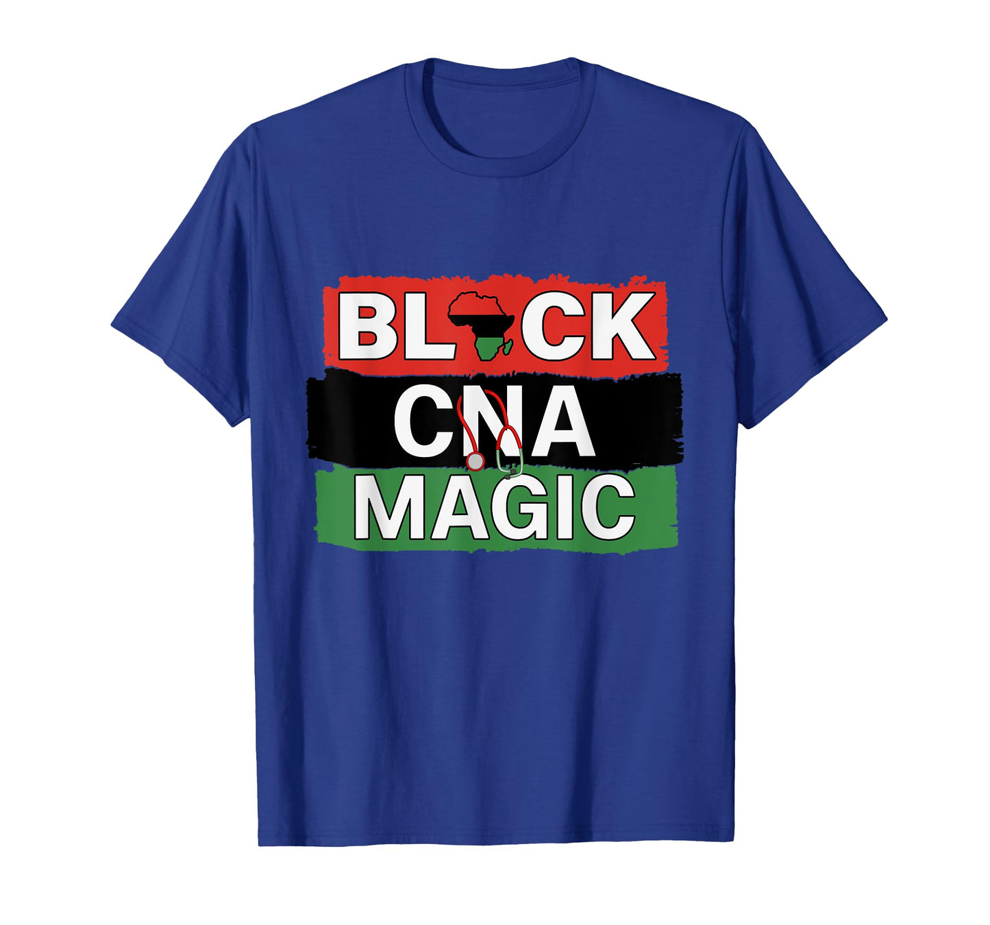 Black Nurse CNA Magic African American Nurses Melanin Pride T-Shirt