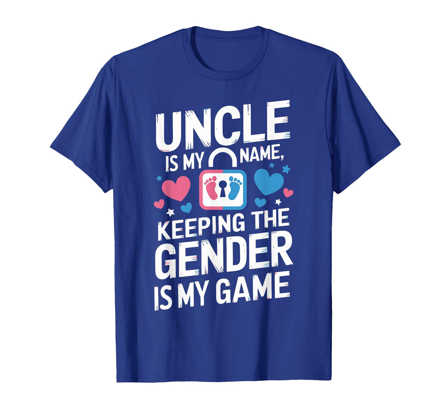 Gender Keeper Baby Reveal Cute Uncle Keeping Gender Game T-Shirt