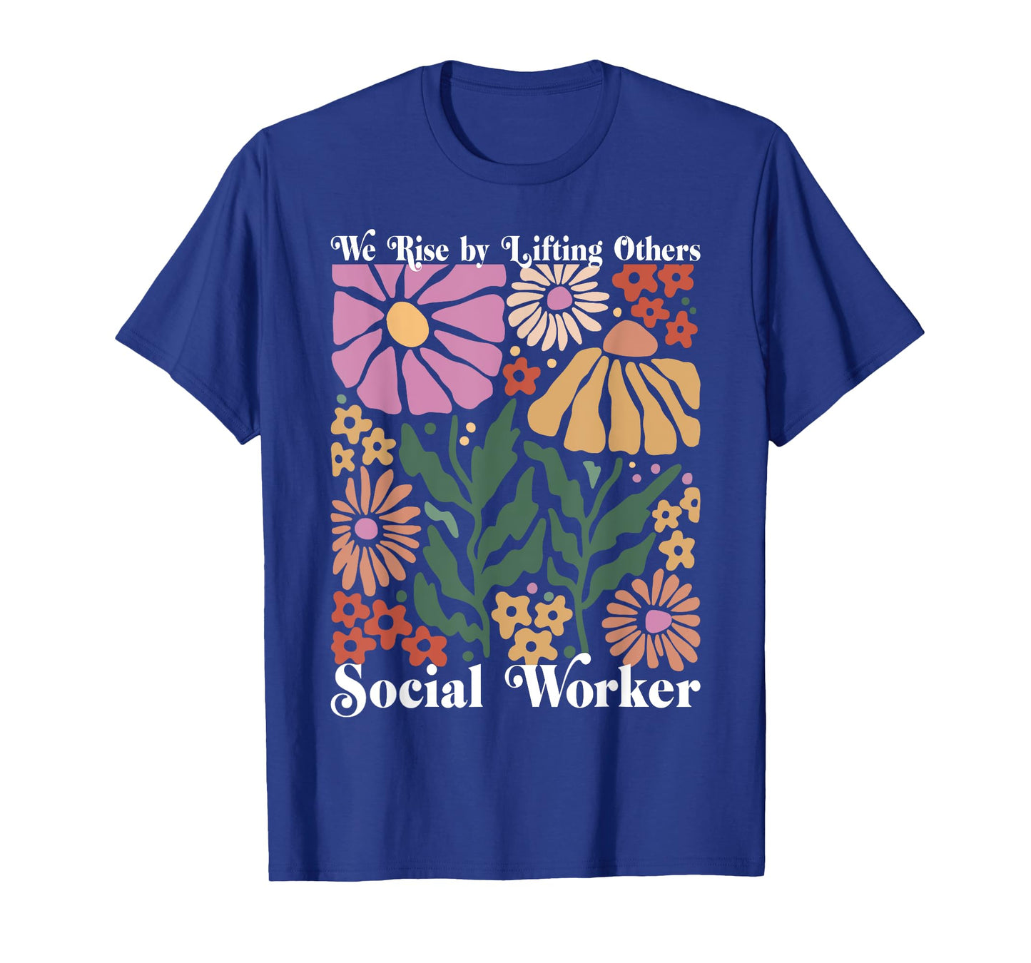 Social Worker Social Work Month Funny Work Love groovy T-Shirt