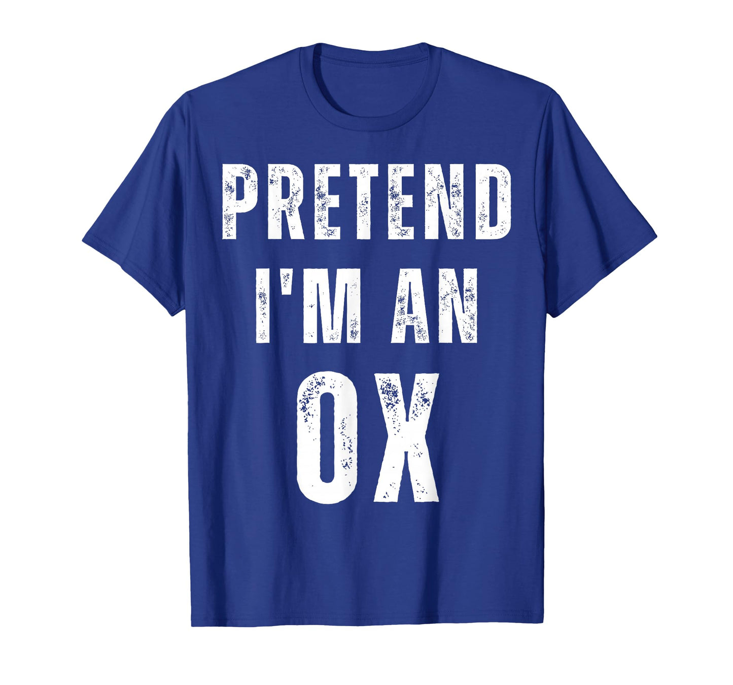 Pretend I'm an Ox Halloween Costume Funny Zodiac Graphic T-Shirt