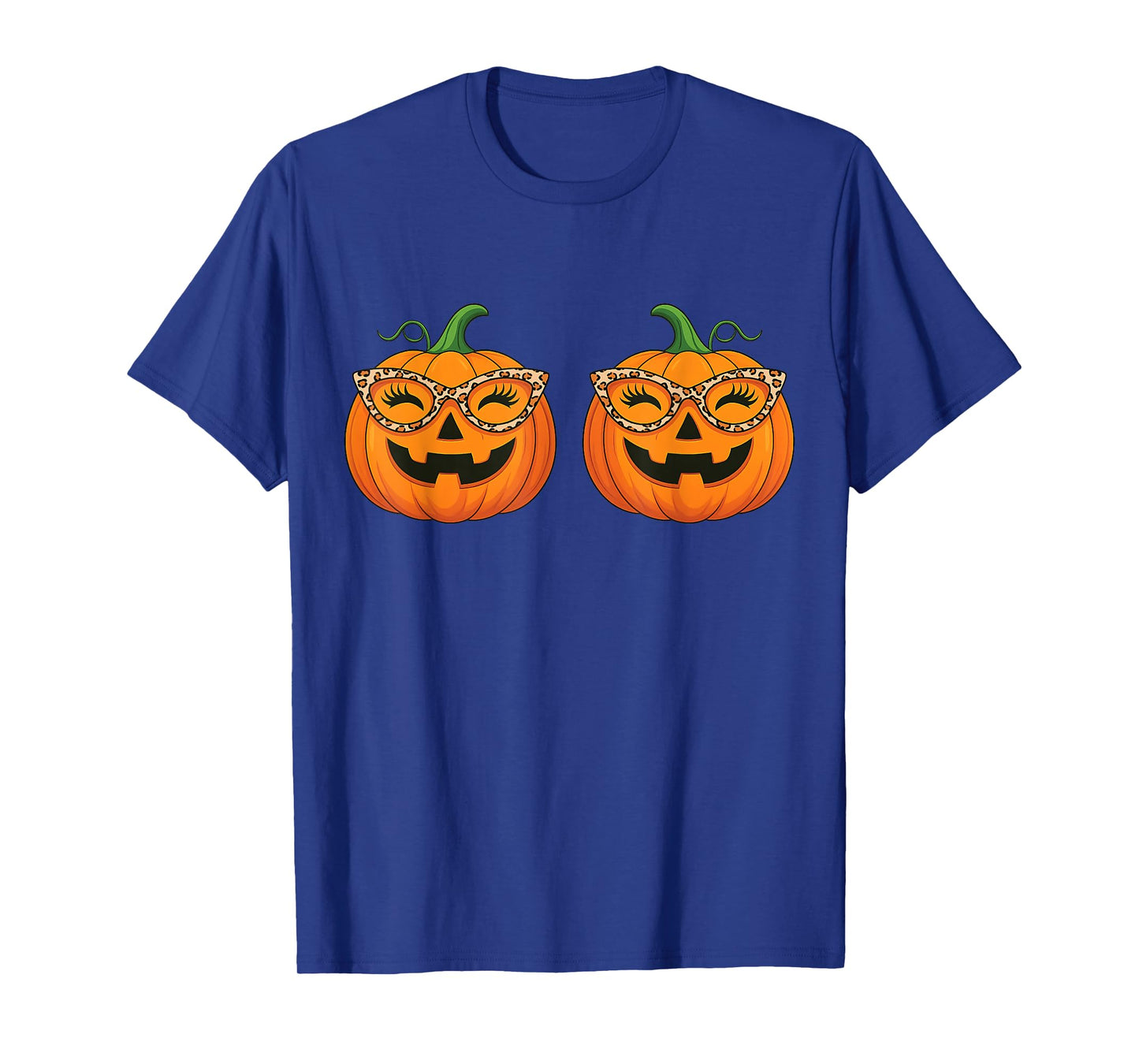 Just Here For The Pumpkins Funny Halloween Couple Women Men T-Shirt