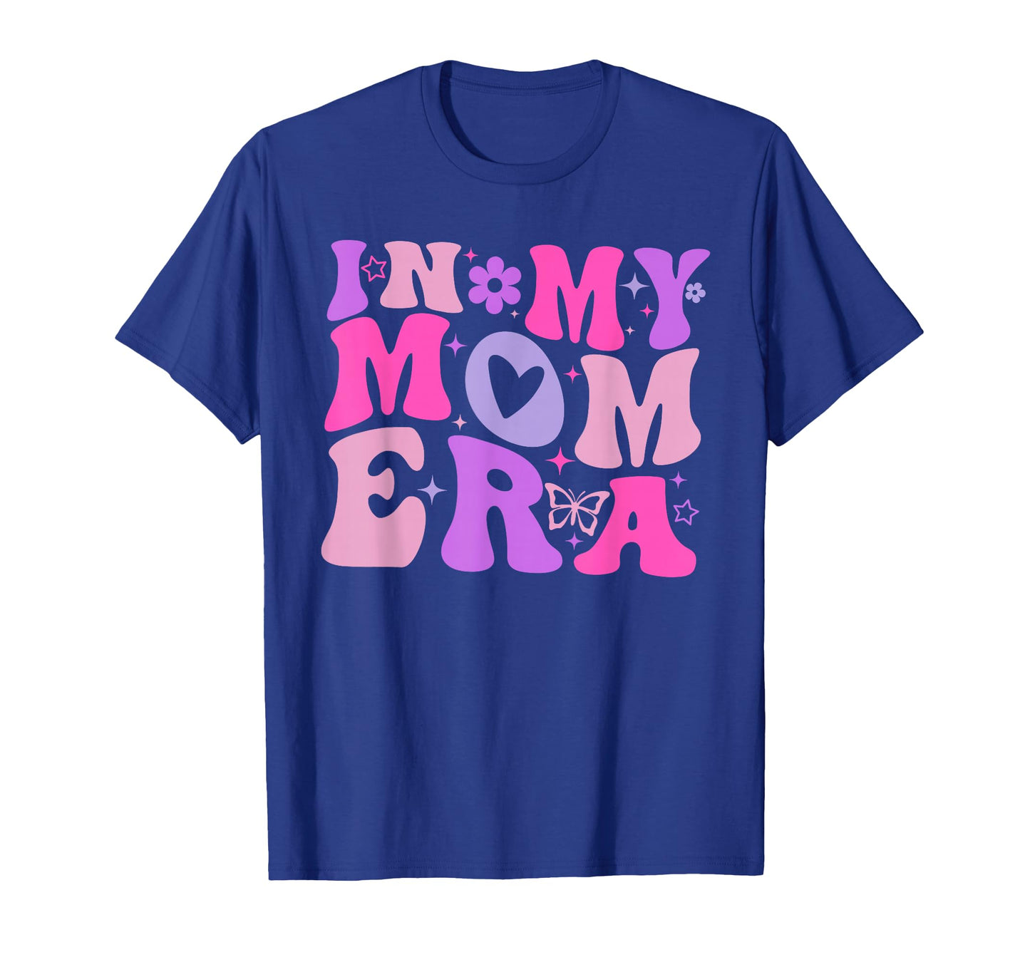 In My Mom Era Lover Groovy Retro Mom Mother's Day Birthday T-Shirt