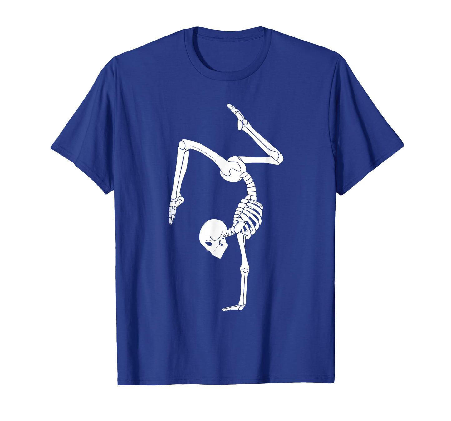 Funny Skeleton Gymnastics Halloween Costume Spooky Gym Sport T-Shirt