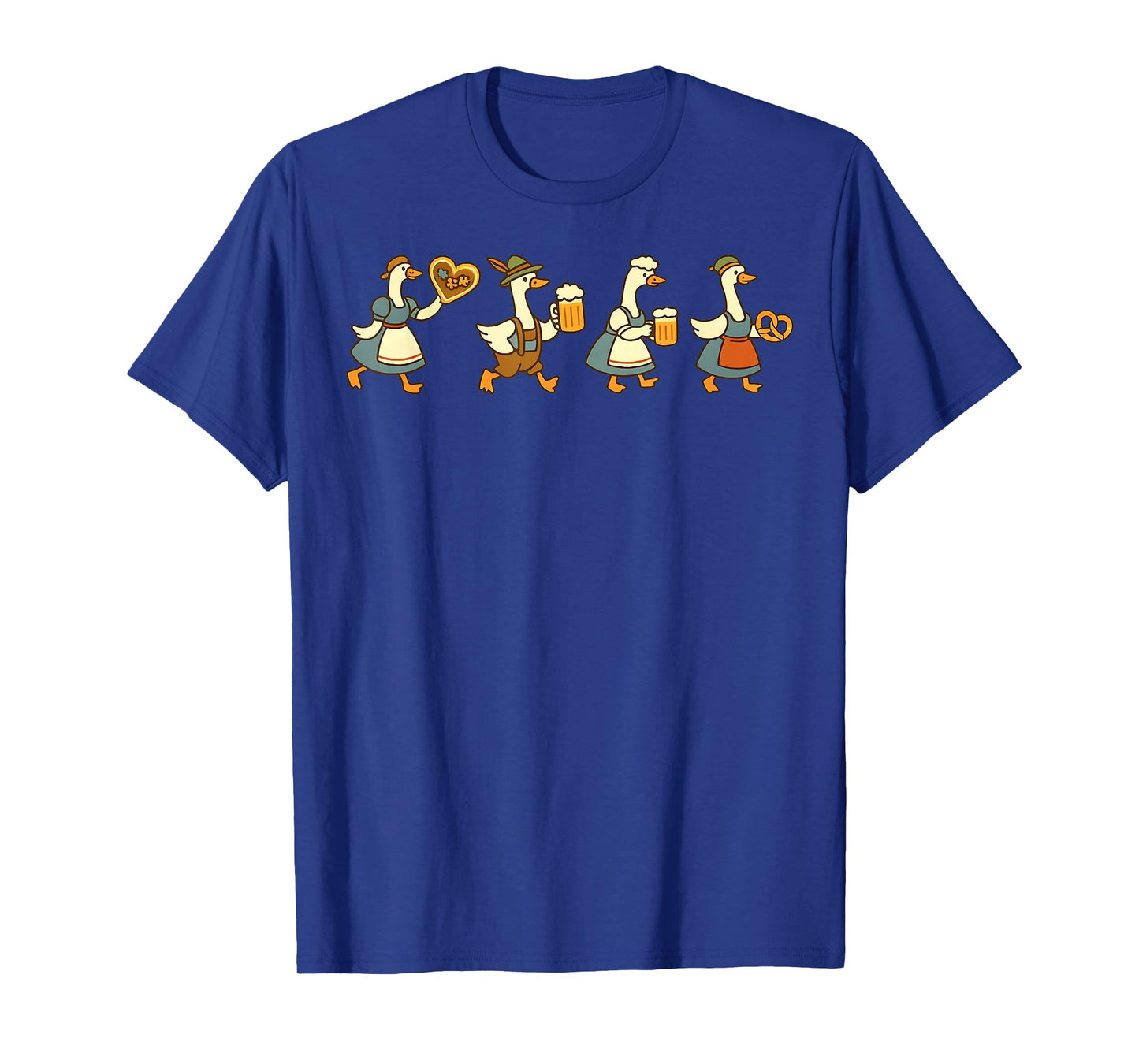 Oktoberfest Just a Fest Goose German Beer Prost Drinking T-Shirt