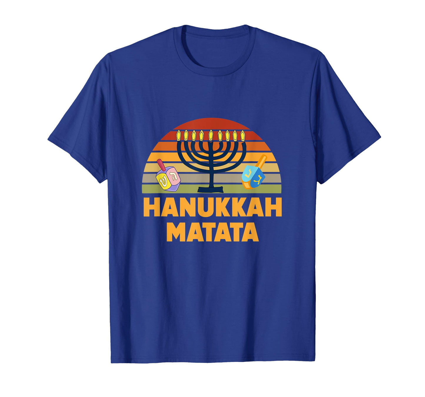 Hanukkah Matata Menorah Lights Latkes Dreidel Jewish Matzo T-Shirt