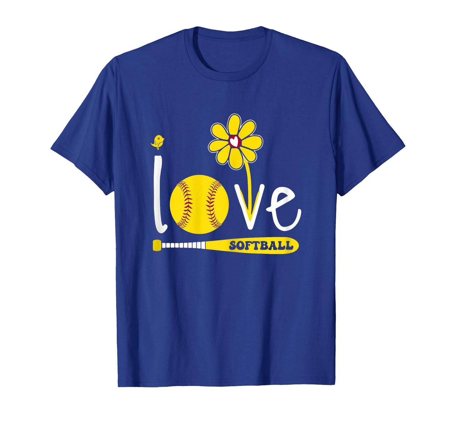 Women Softball-Shirt Girls I Love Softball Teen Girl T-Shirt